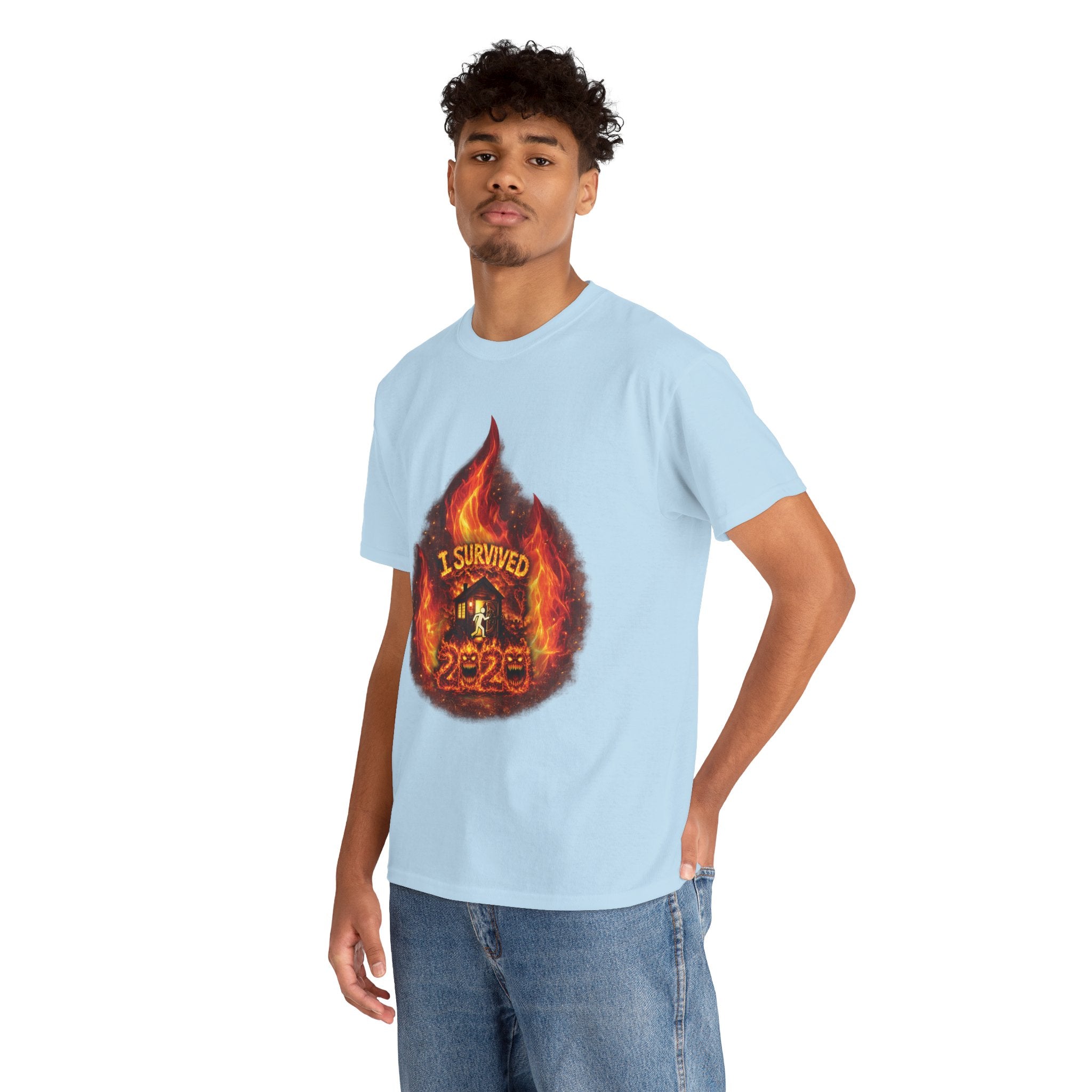 I Survived 2020 — Director's Cut S2:E1 "Berry Creek" | Wildfire Edition Memorial Unisex Heavy Cotton Tee