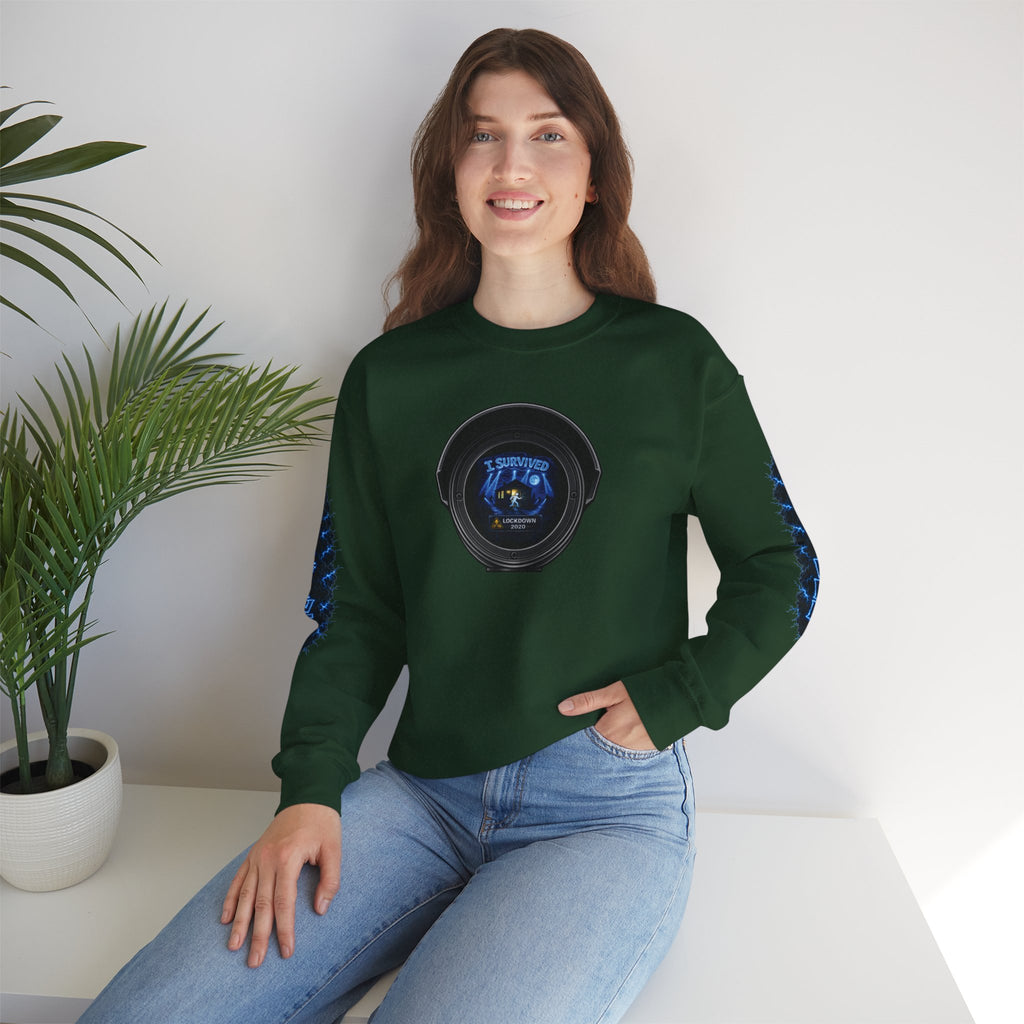 I Survived 2020 — LOCKDOWN S3:E2: Director's Cut Special Edition "Dating Under Lockdown" Unisex Heavy Blend™ Crewneck Sweatshirt