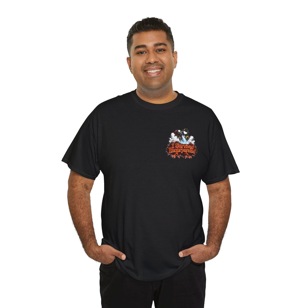I Survived 2020 — "Please Stand By" Test Pattern Tee Wildfire Signal Edition Summer Premiere Unisex Heavy Cotton Tee