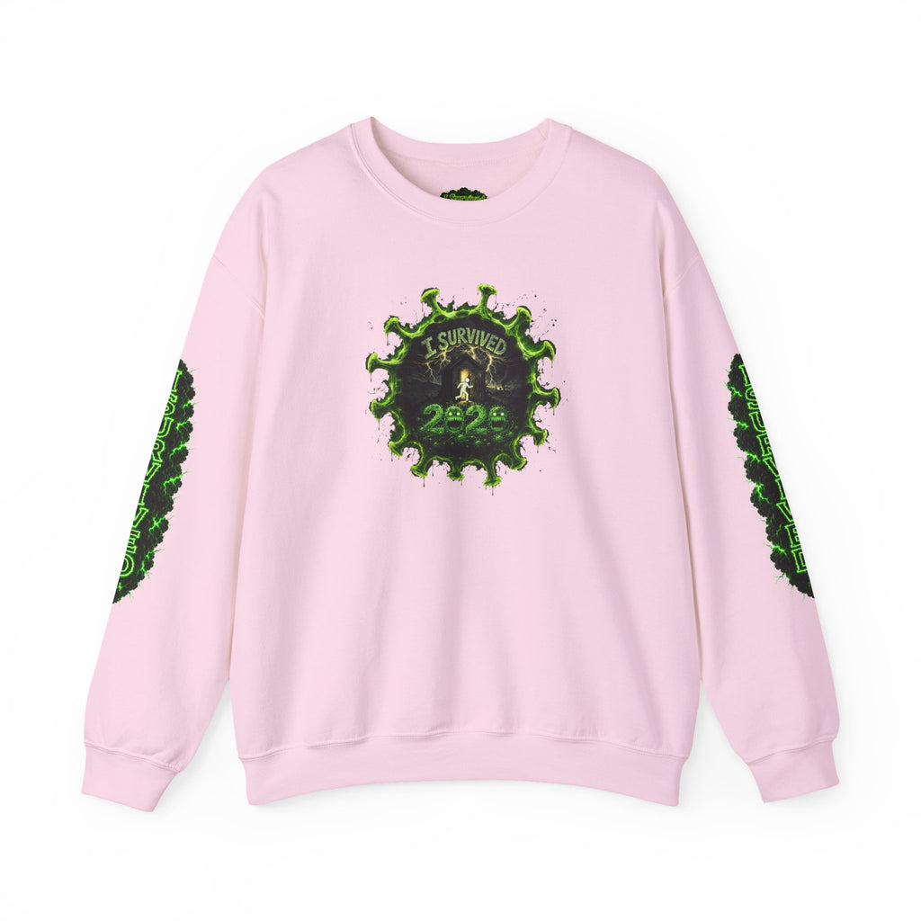 I Survived 2020 — PANDEMIC S1:E1: Director's Cut "COVID-19: The Coronavirus" Unisex Heavy Blend™ Crewneck Sweatshirt