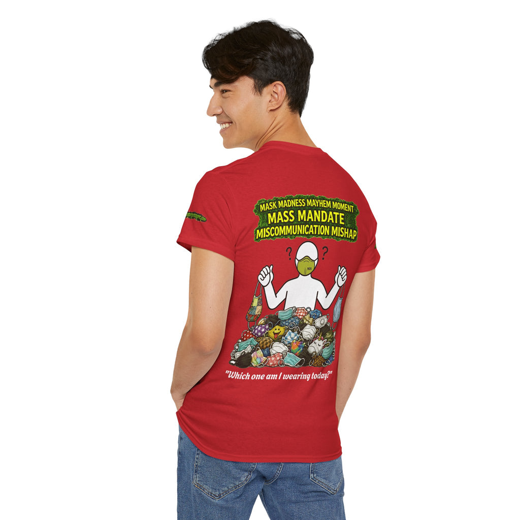 I Survived 2020 — PANDEMIC S1:E4: Special Edition "Mask Madness" Unisex Heavy Cotton Tee