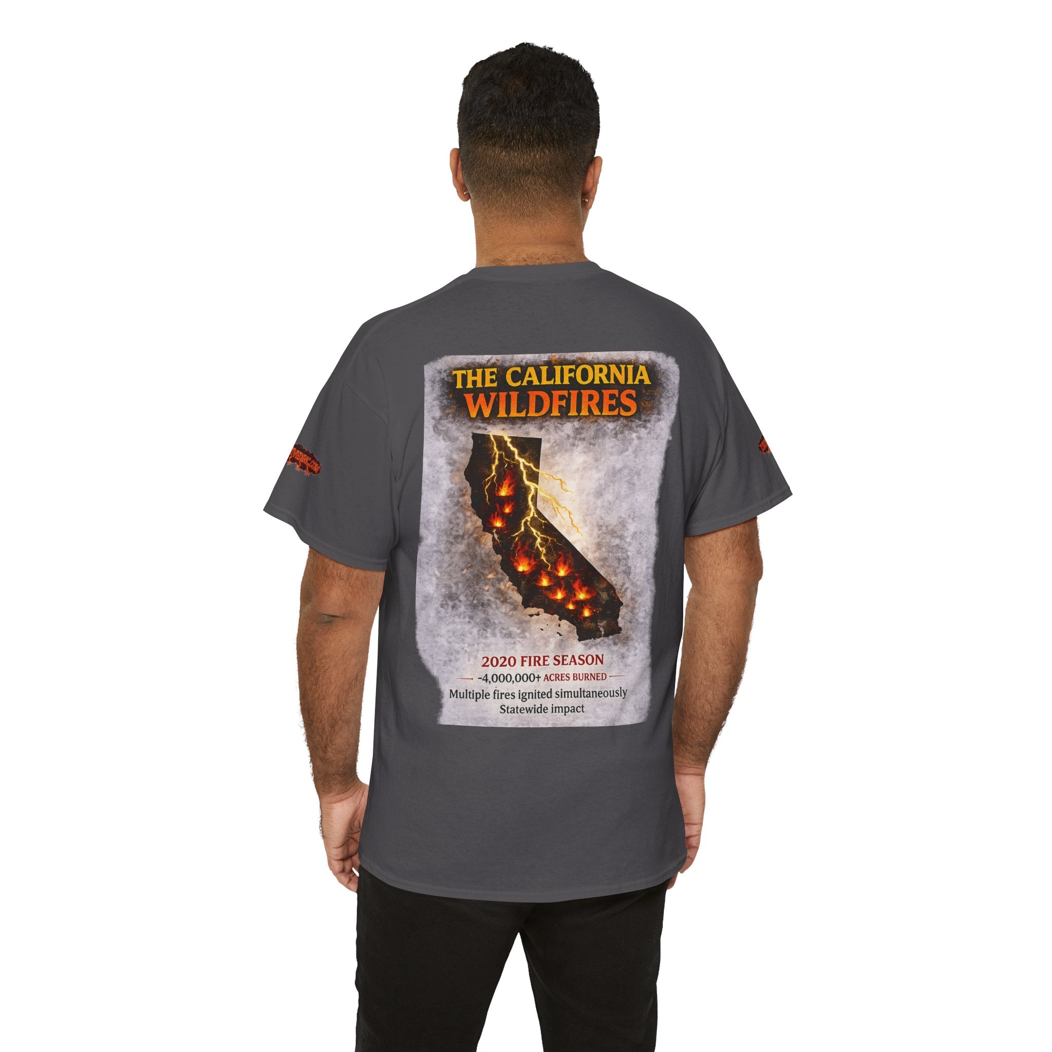 I Survived 2020 — Director's Cut S2:E3 "The California Wildfires" | Wildfire Edition Memorial Unisex Heavy Cotton Tee (SPECIAL EDITION)