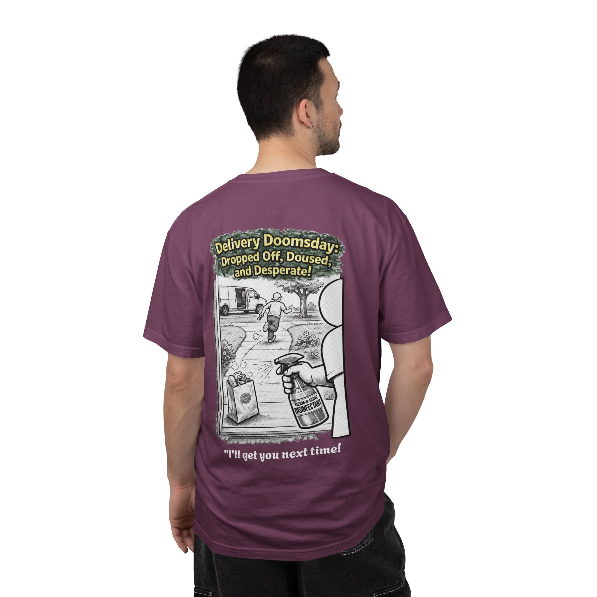 I Survived 2020 — Director's Cut S1:E5 "Delivery Doomsday" | Pandemic Edition Unisex Garment-Dyed T-shirt