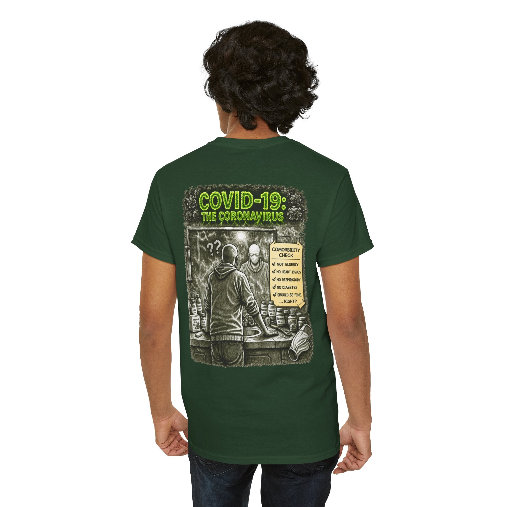 I Survived 2020 — PANDEMIC S1:E1: Director's Cut "COVID-19: The Coronavirus" Unisex Heavy Cotton Tee