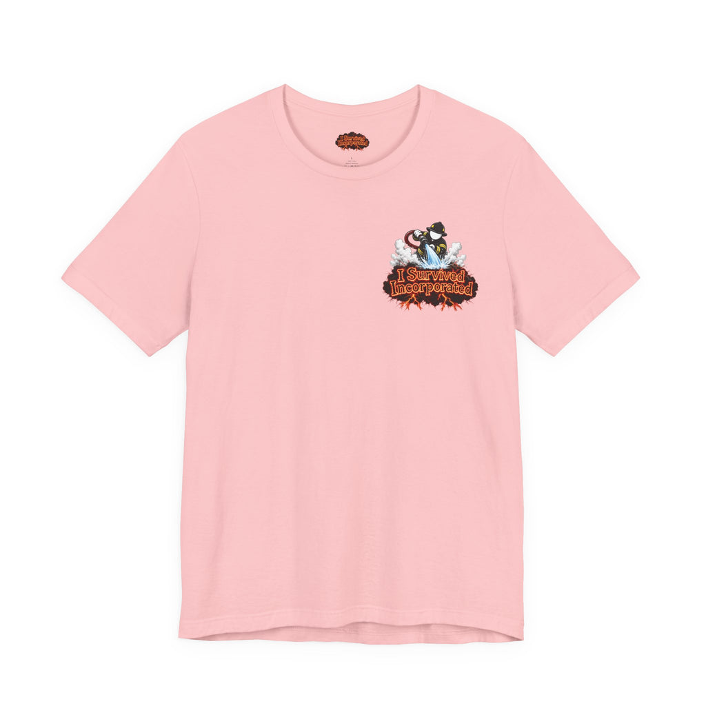 I Survived 2020 — "Please Stand By" Test Pattern Tee Wildfire Signal Edition Summer Premiere Unisex Jersey Short Sleeve Tee