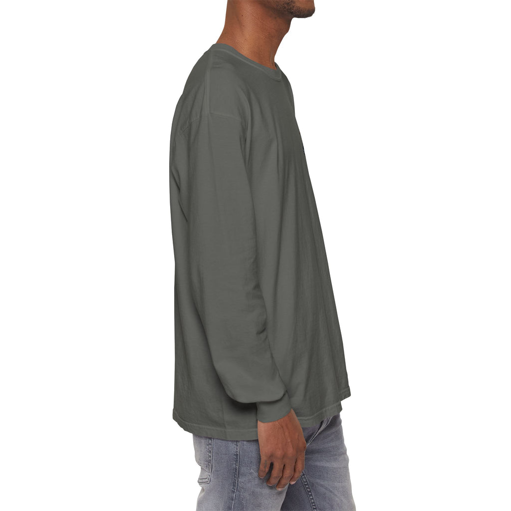 I Survived 2020 — "Please Stand By" Test Pattern Tee Summer Premier Unisex Garment-Dyed Long Sleeve T-Shirt