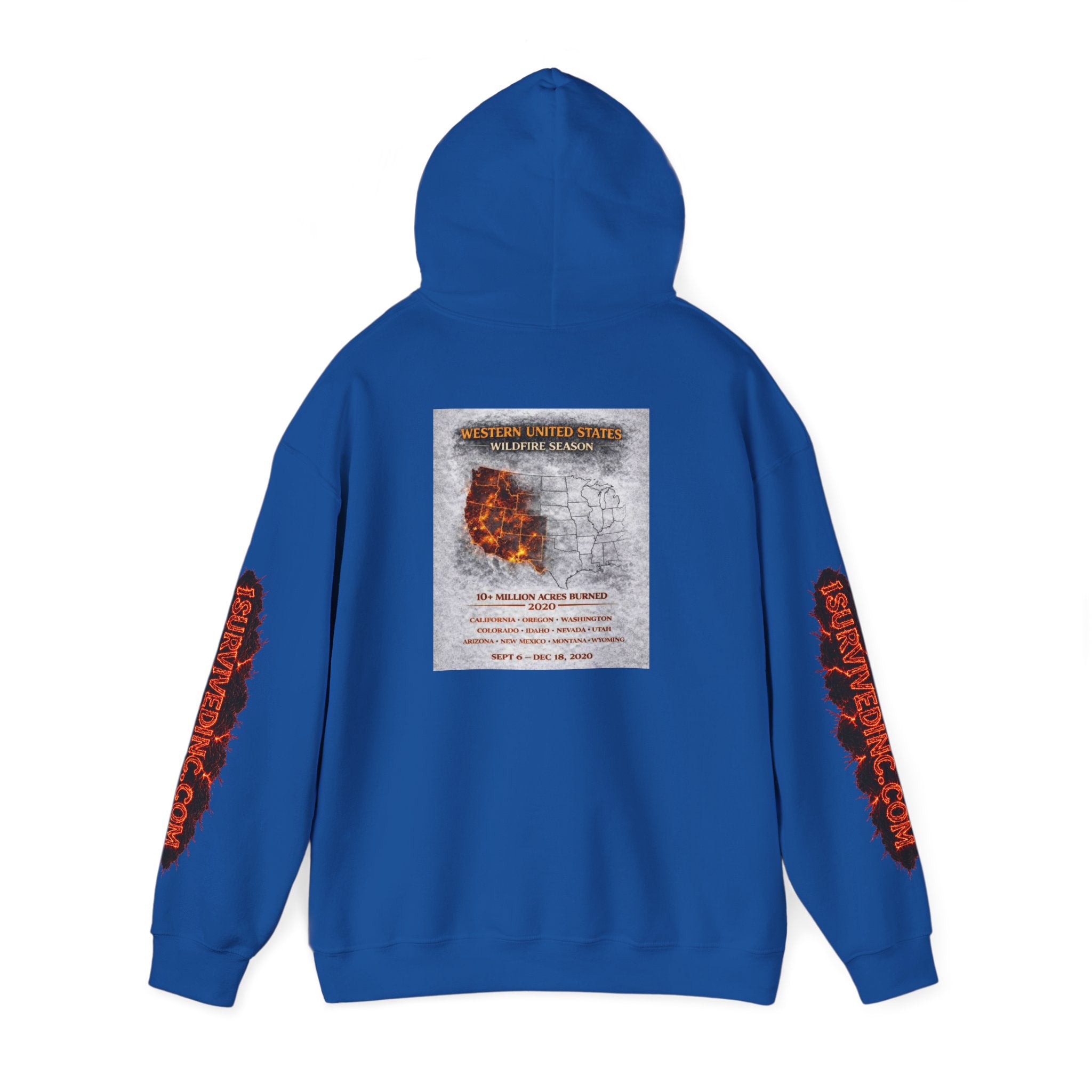 I Survived 2020 — S2:E4 "Western U.S. Wildfire Season" | Mid-Season Finale Pt. 1 | Wildfire Edition Memorial Hoodie Sweatshirt