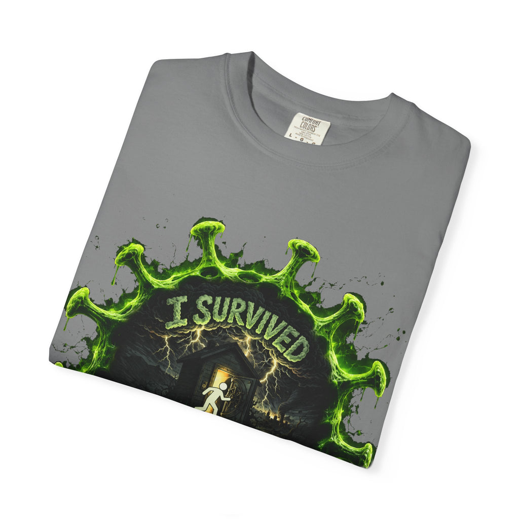 I Survived 2020 — Director's Cut S1:E4 "Mask Madness Mayhem Moment" | Pandemic Edition Unisex Garment-Dyed T-shirt