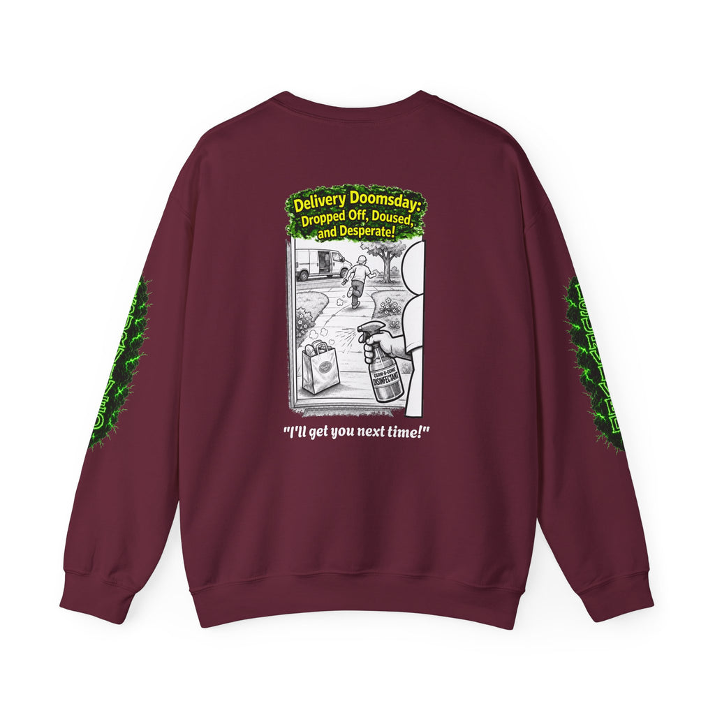 I Survived 2020 — PANDEMIC S1:E5: Director's Cut "Delivery Doomsday" Unisex Heavy Blend™ Crewneck Sweatshirt