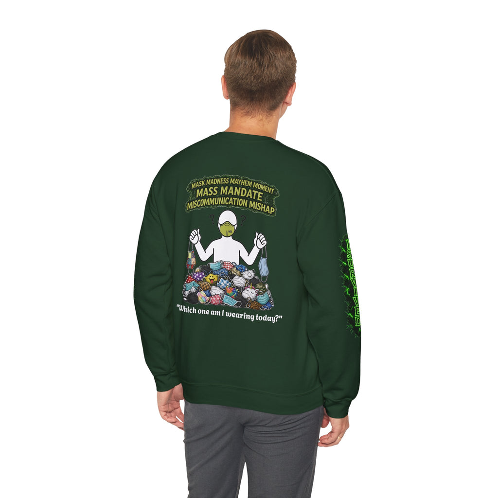 I Survived 2020 — Director's Cut S1:E4 "Mask Madness Mayhem Moment" | Pandemic Edition Unisex Heavy Blend™ Crewneck Sweatshirt