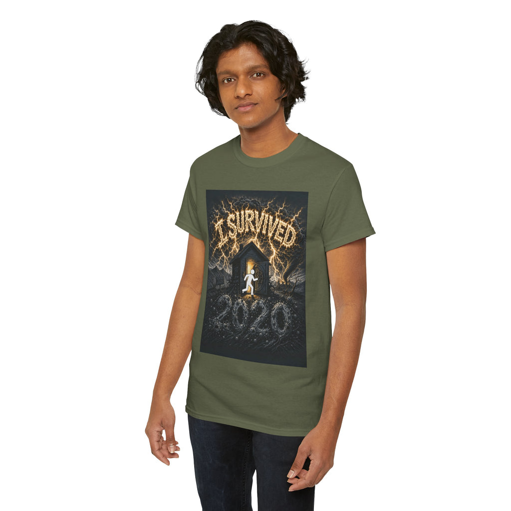 I Survived 2020 — Original PILOT Design Unisex Heavy Cotton Tee