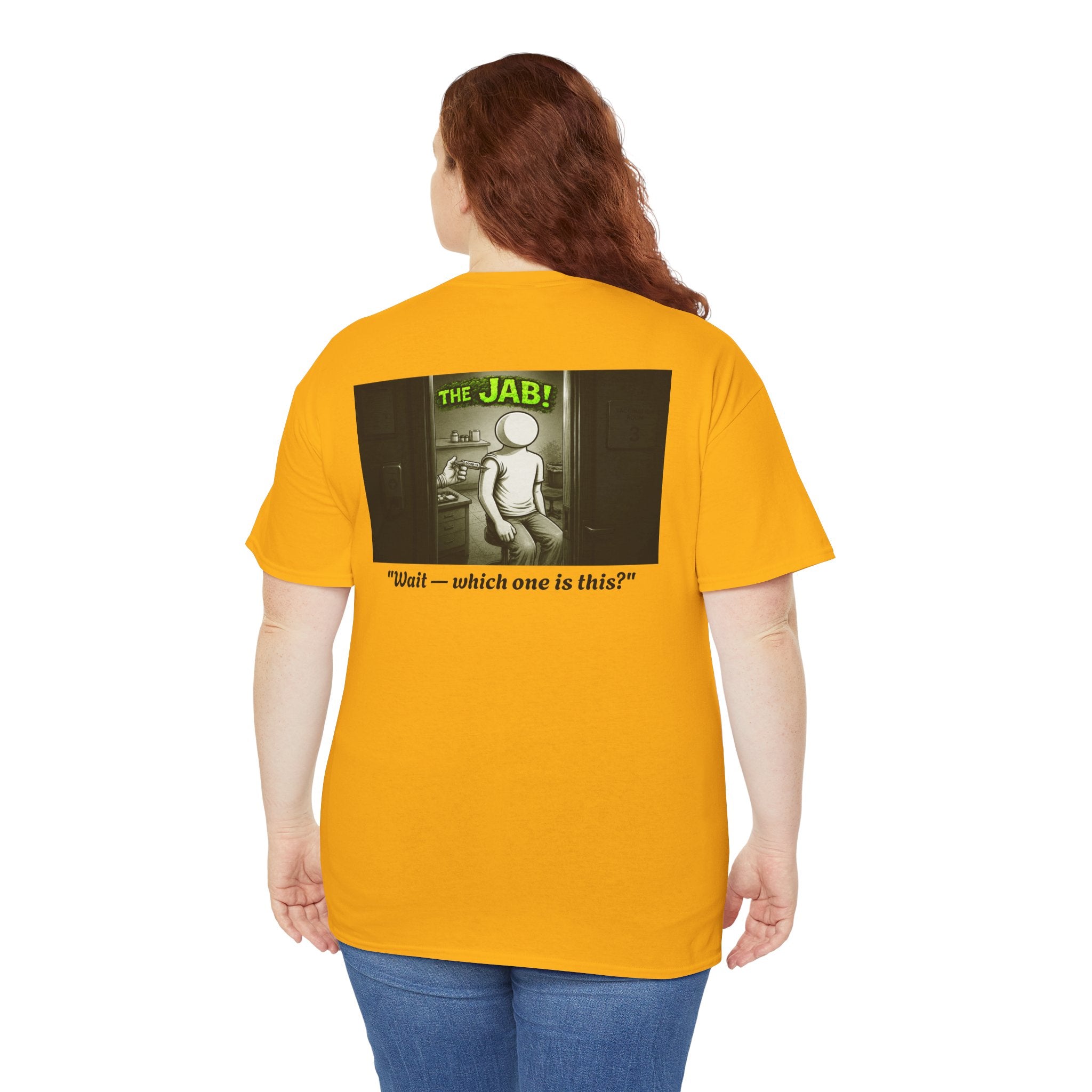 I Survived 2020 — PANDEMIC S1:E3: Director's Cut "The Jab!" Unisex Heavy Cotton Tee