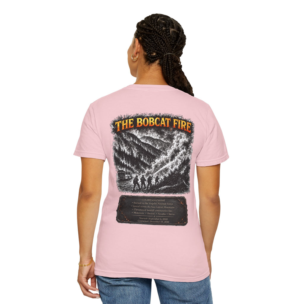 I Survived 2020 — Director's Cut S2:E2 "The Bobcat Fire" | Wildfire Edition Memorial Unisex Garment-Dyed T-shirt