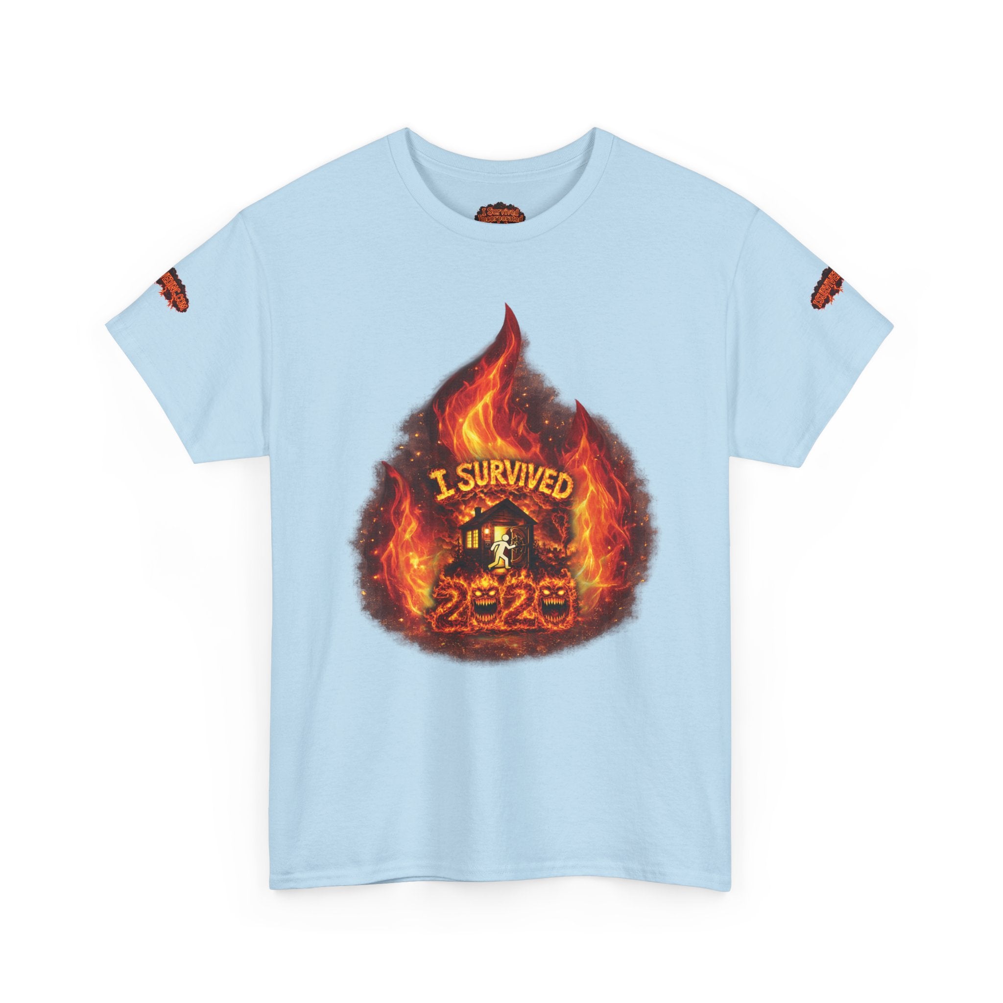 I Survived 2020 — Director's Cut S2:E3 "The California Wildfires" | Wildfire Edition Memorial Unisex Heavy Cotton Tee (SPECIAL EDITION)