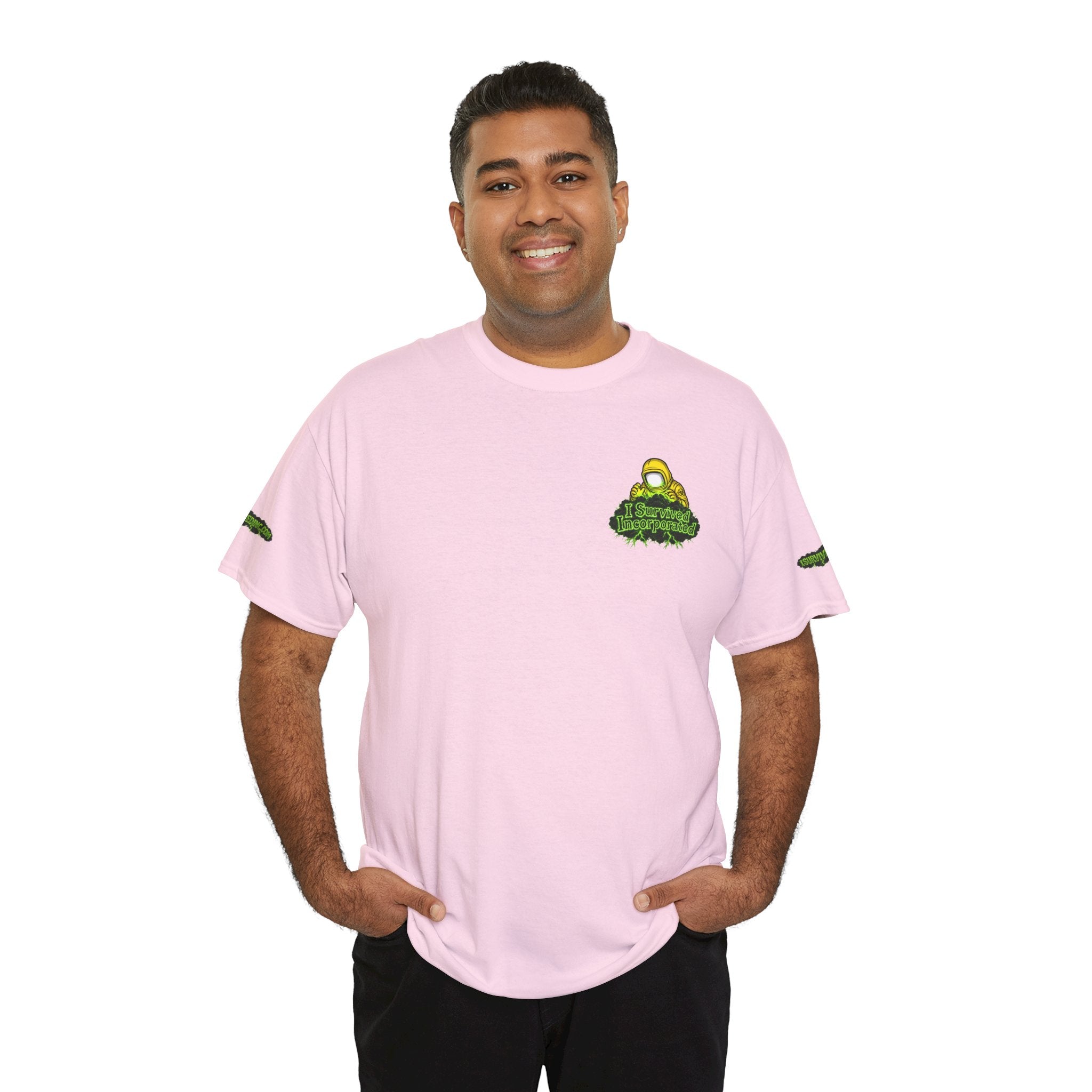 I Survived 2020 — "Please Stand By" Test Pattern Toxic Signal Tee Special Edition Summer Premiere Unisex Heavy Cotton Tee