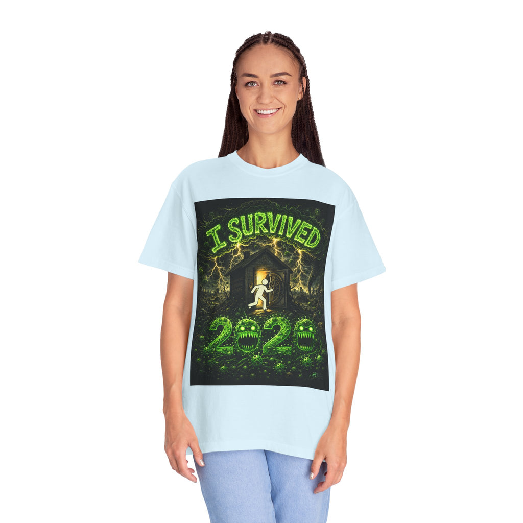 I Survived 2020 — S1:E3 "The Jab!" | Pandemic Edition Unisex Garment-Dyed T-shirt