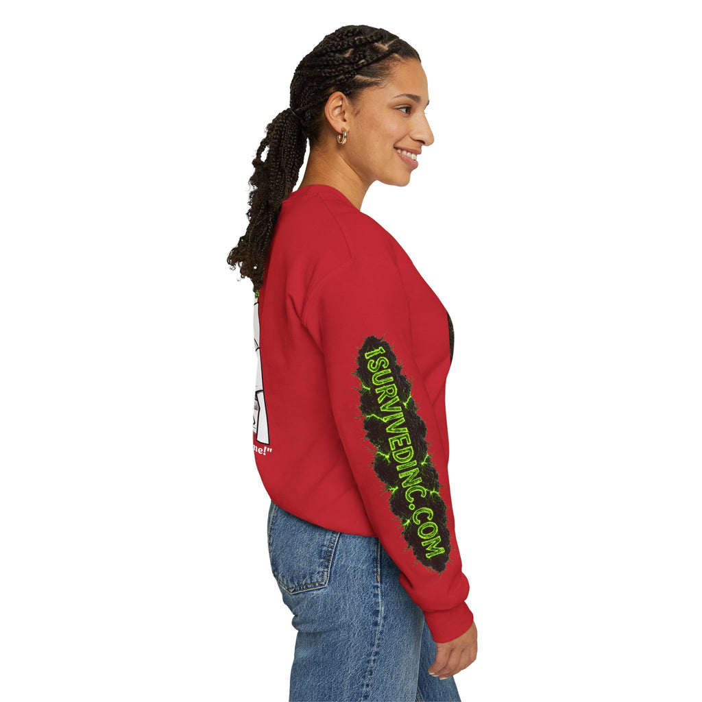 I Survived 2020 — PANDEMIC S1:E5: "Delivery Doomsday" Unisex Heavy Blend™ Crewneck Sweatshirt