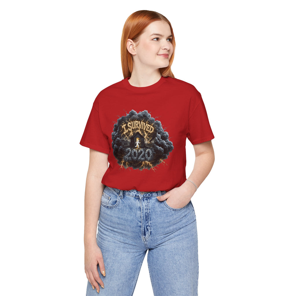 I Survived 2020 — Director's Cut Original Design Teaser Tee | Season 1 Premiere Drop Unisex Jersey Short Sleeve Tee