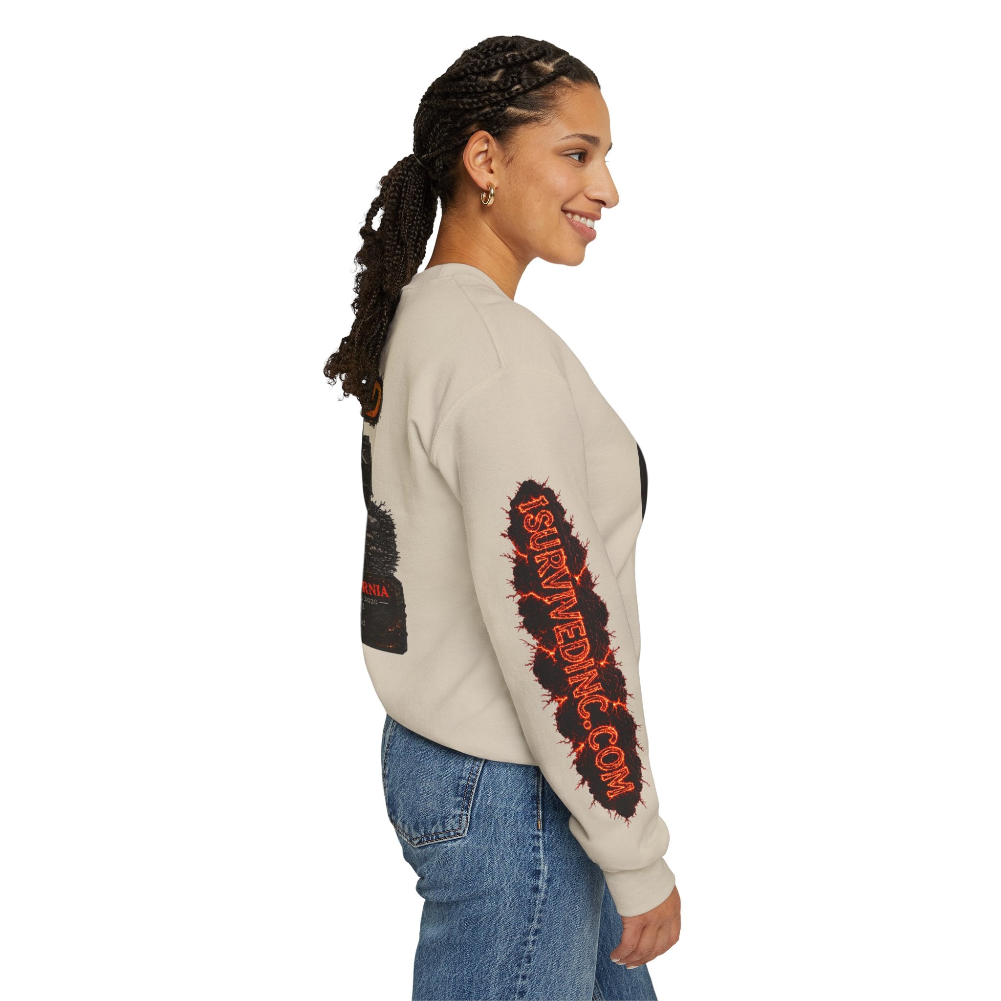 I Survived 2020 — WILDFIRES S2:E1: "Berry Creek" Memorial Unisex Heavy Blend™ Crewneck Sweatshirt