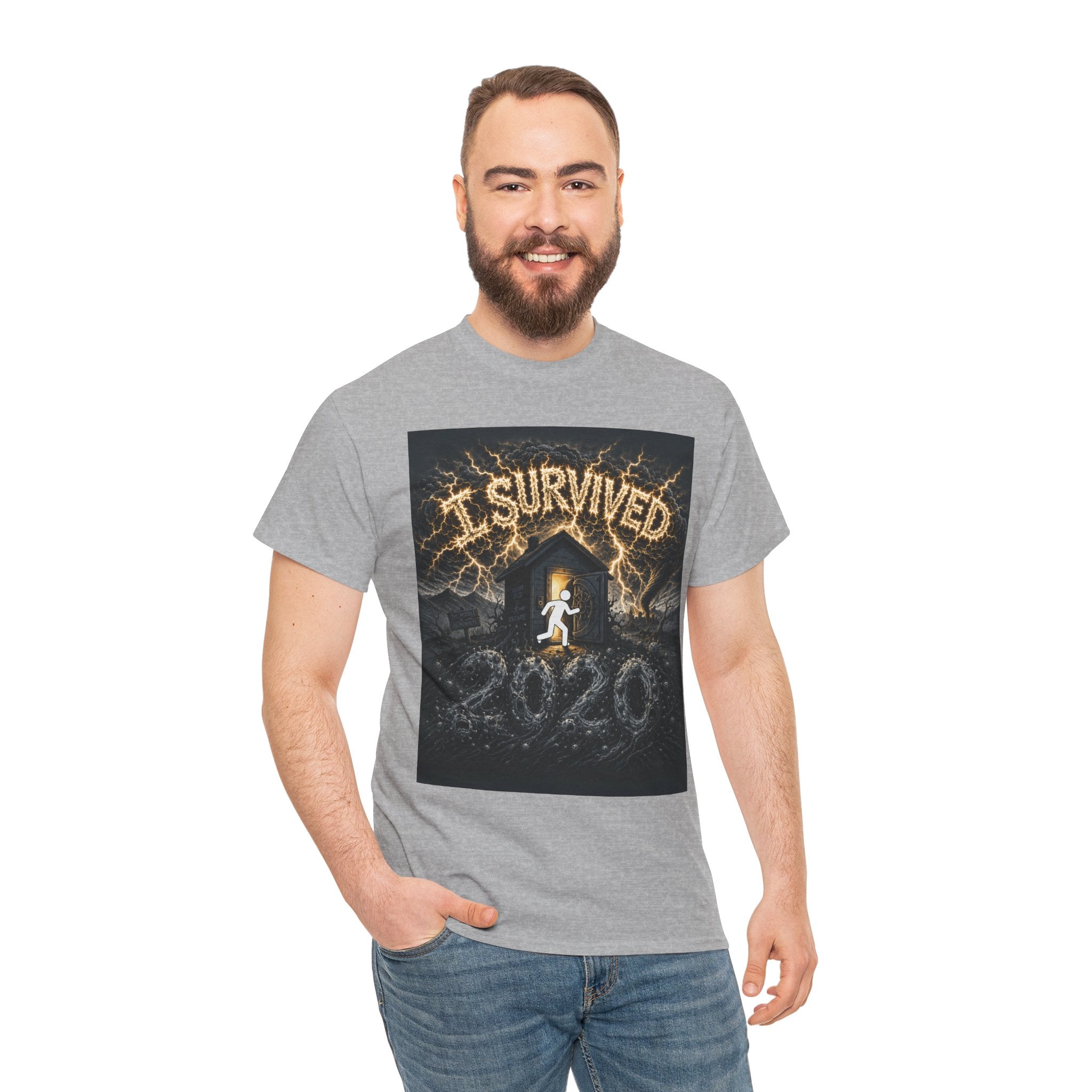 I Survived 2020 — Original PILOT Design Unisex Heavy Cotton Tee