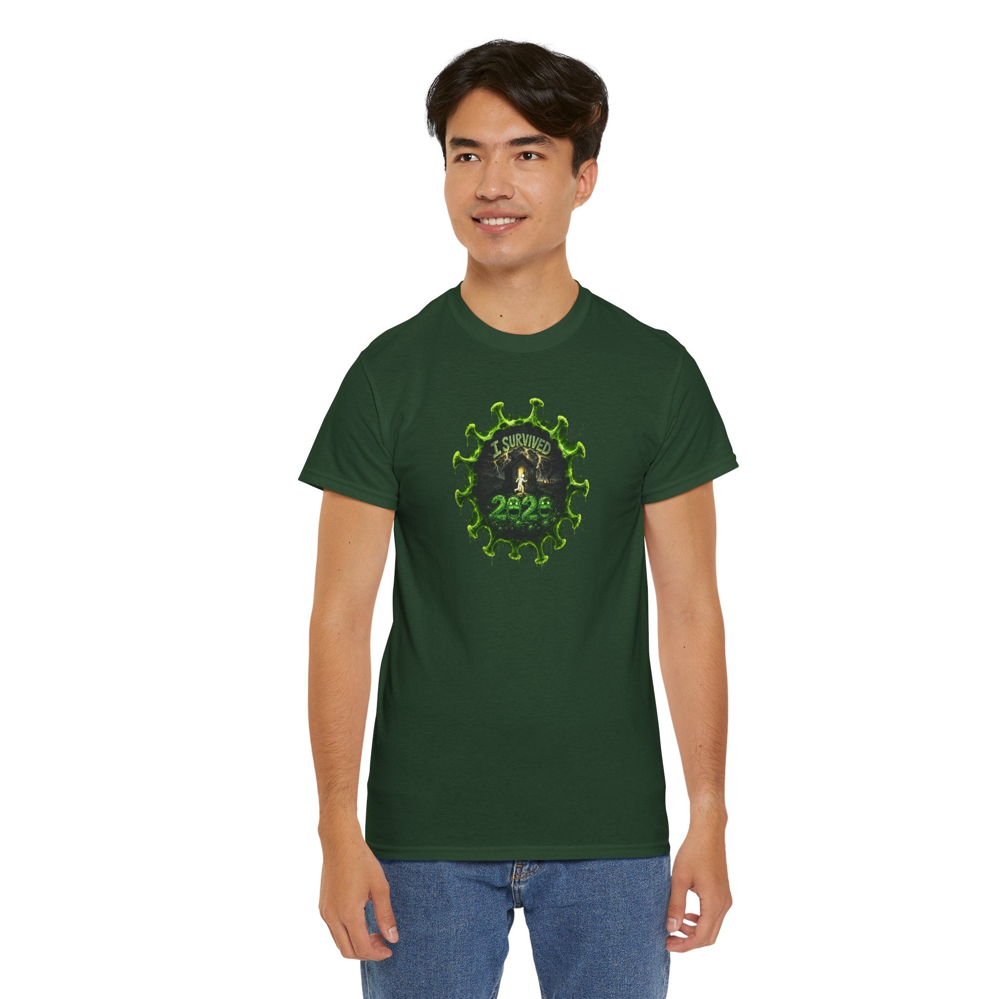 I Survived 2020 — PANDEMIC S1:E4: Director's Cut "Mask Madness" Unisex Heavy Cotton Tee