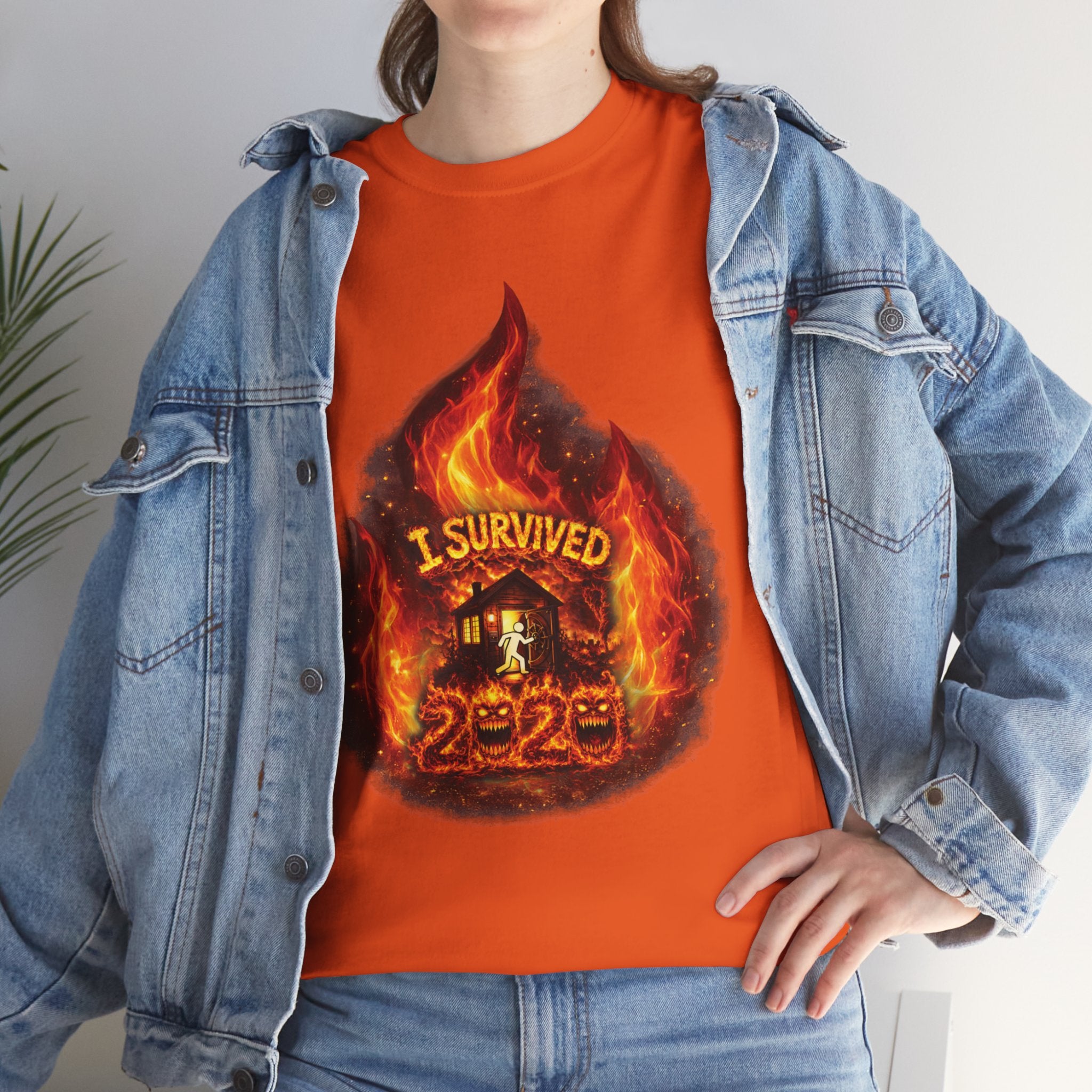 I Survived 2020 — Director's Cut S2:E1 "Berry Creek" | Wildfire Edition Memorial Unisex Heavy Cotton Tee (SPECIAL EDITION)