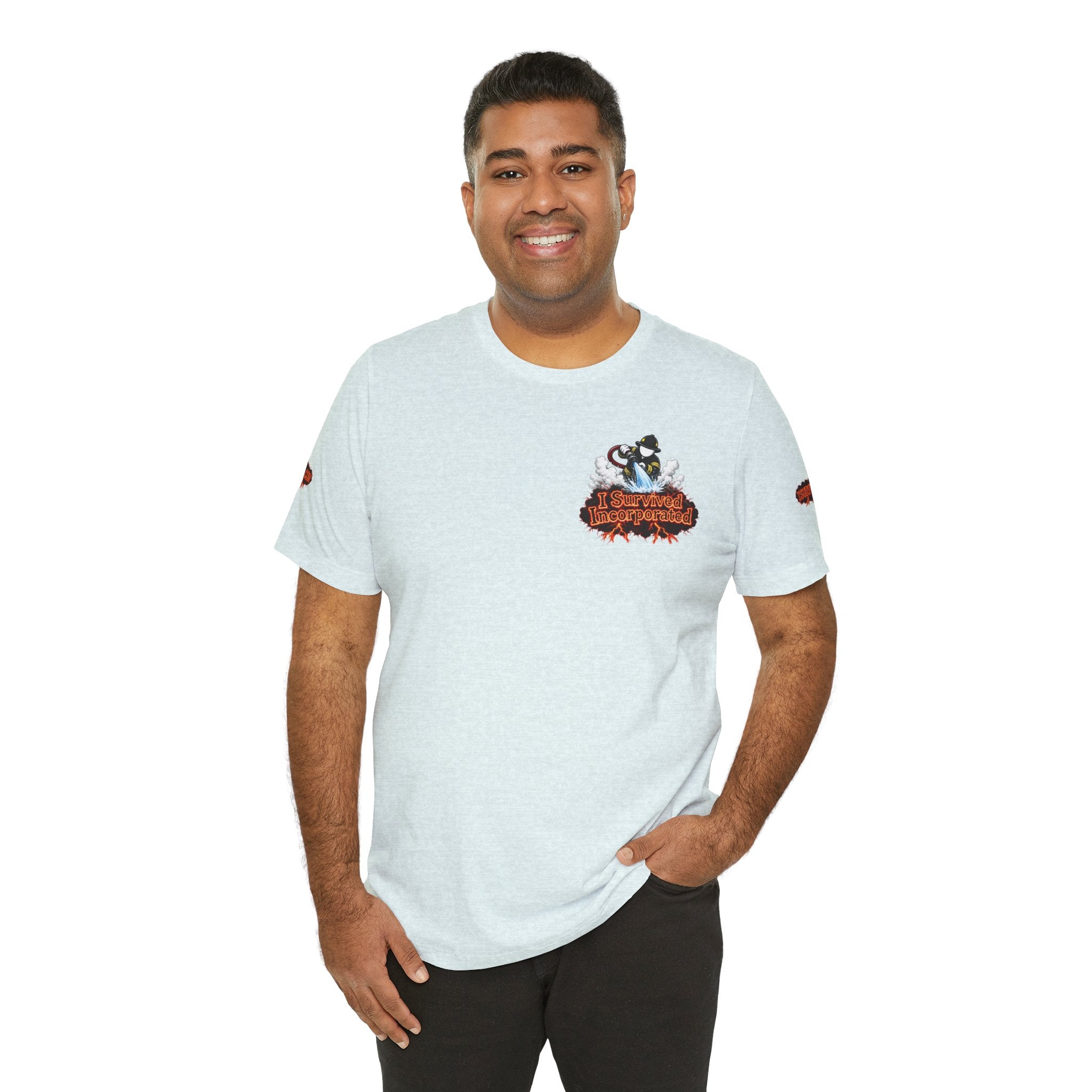 I Survived 2020 — "Please Stand By" Test Pattern Tee Wildfire Signal Special Edition Summer Premiere Unisex Jersey Short Sleeve Tee