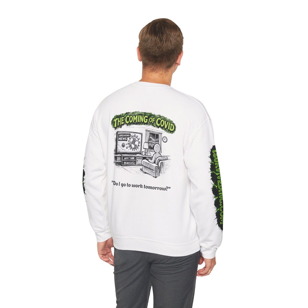 I Survived 2020 — S1:E2 "The Coming of COVID" | Pandemic Edition Unisex Heavy Blend™ Crewneck Sweatshirt