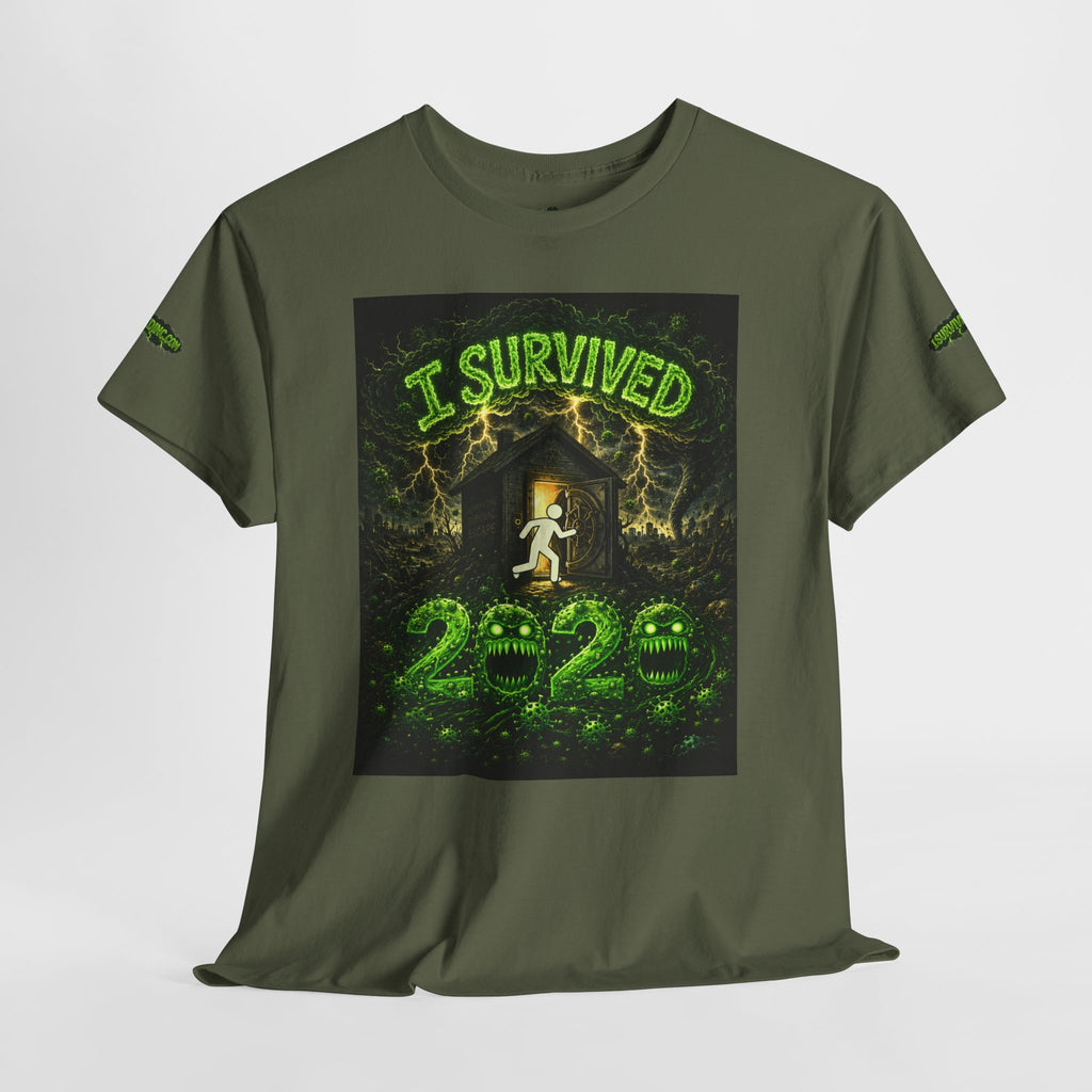I Survived 2020 — S1:E1 "COVID-19: The Coronavirus" | Pandemic Edition Unisex Heavy Cotton Tee (SPECIAL EDITION)