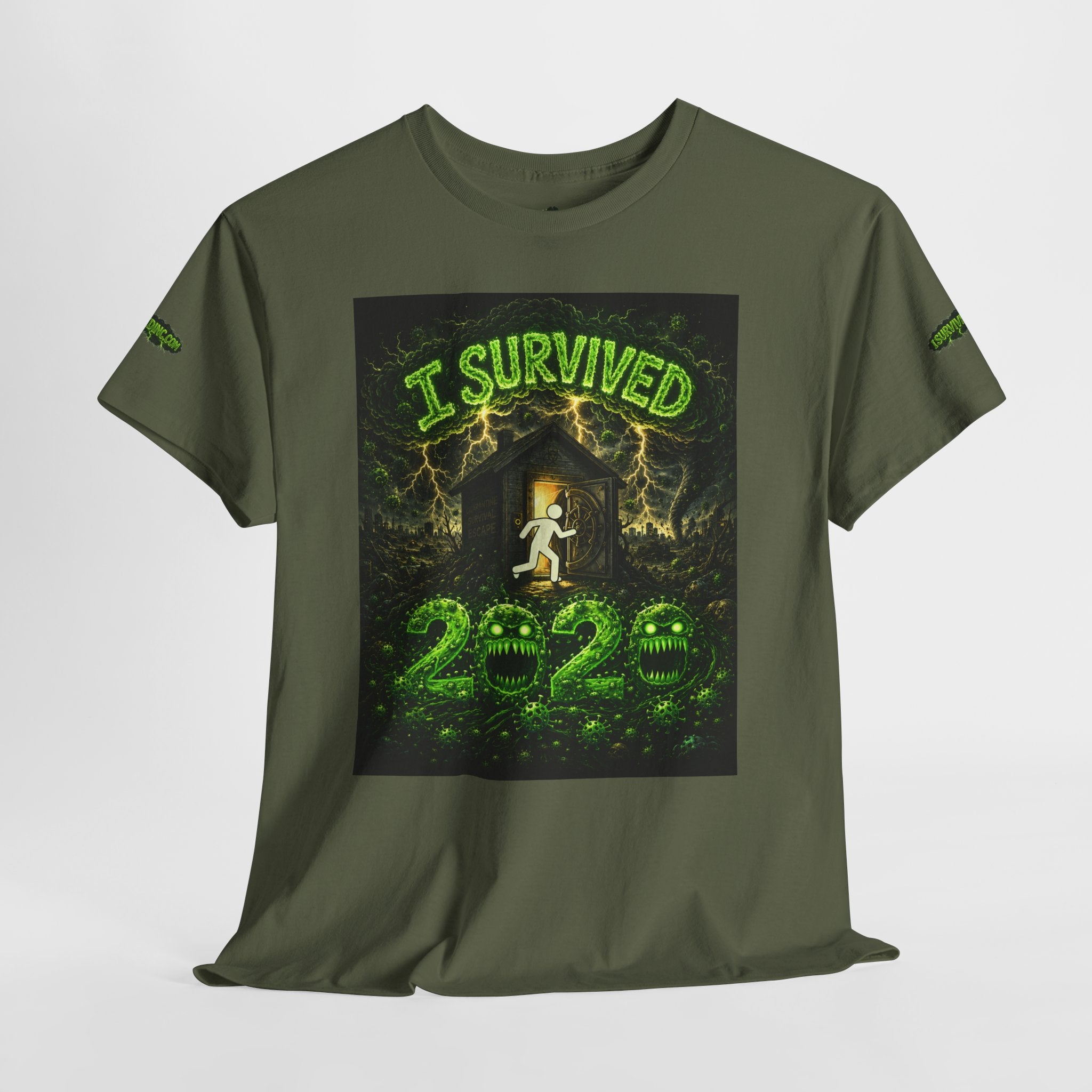 I Survived 2020 — S1:E1 "COVID-19: The Coronavirus" | Pandemic Edition Unisex Heavy Cotton Tee (SPECIAL EDITION)