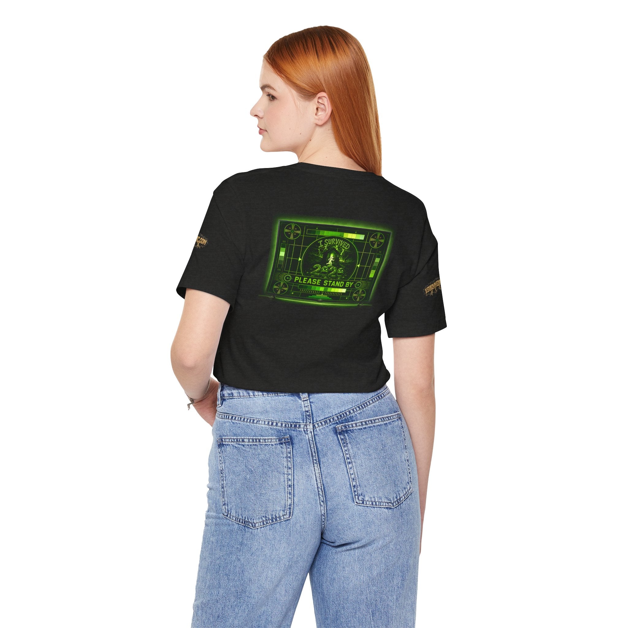 I Survived 2020 — "Please Stand By" Test Pattern Toxic Signal Tee Special Edition Summer Premiere Unisex Jersey Short Sleeve Tee