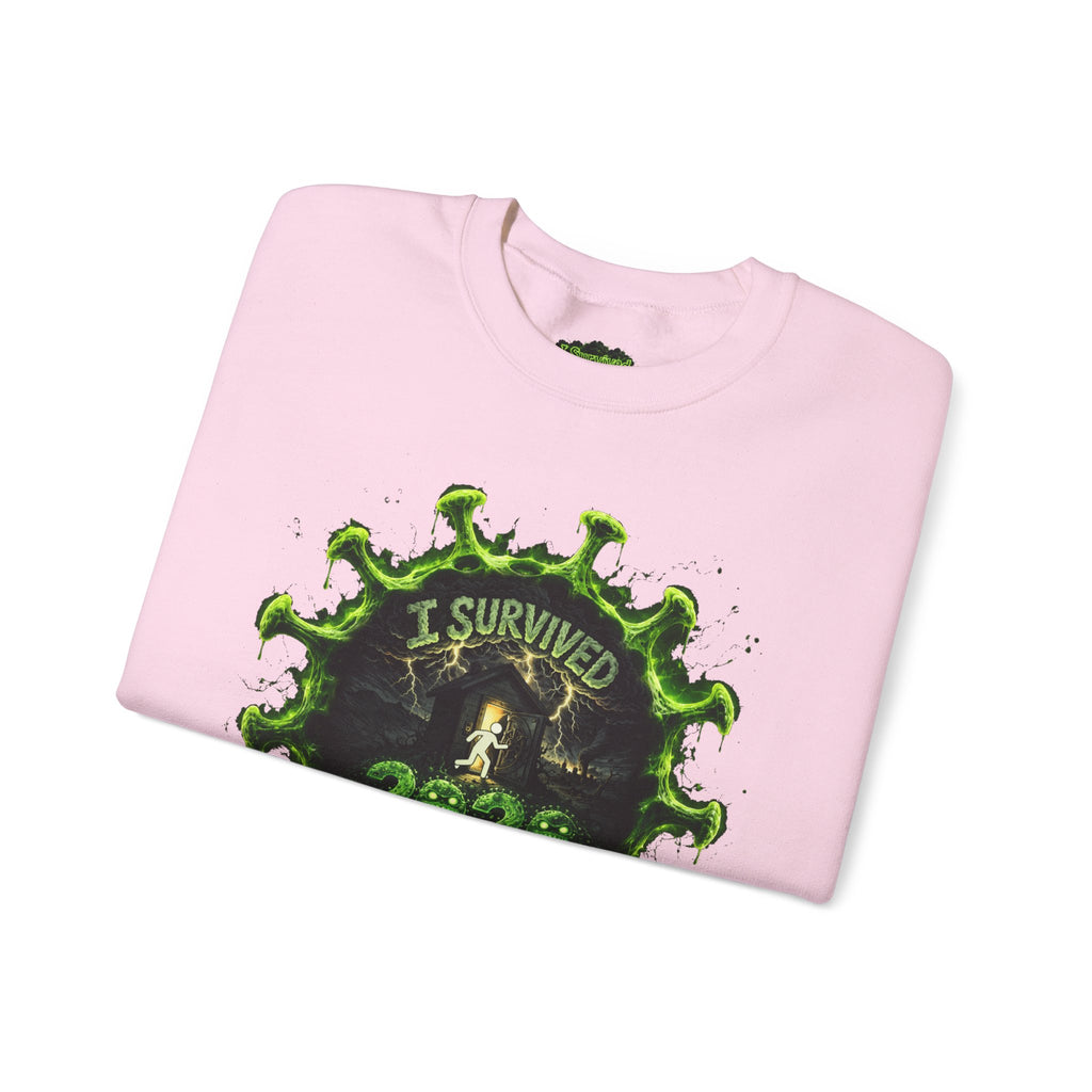 I Survived 2020 — Director's Cut S1:E1 "COVID-19: The Coronavirus" | Pandemic Edition Unisex Heavy Blend™ Crewneck Sweatshirt