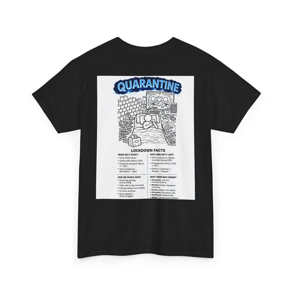 I Survived 2020 — Director's Cut S3:E1 "Quarantine" | Lockdown Edition Documentary Unisex Heavy Cotton Tee