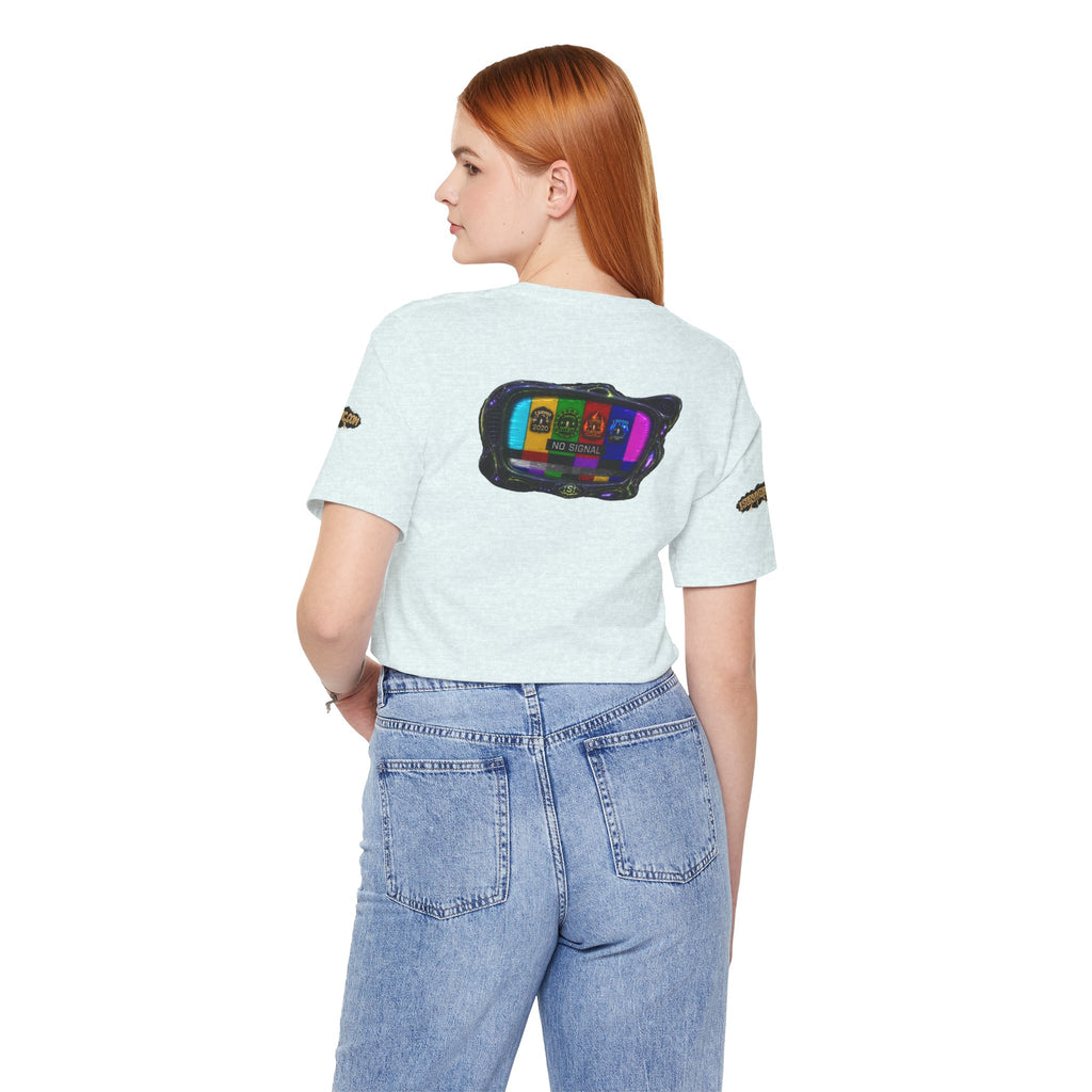 I Survived 2020 — "No Signal" Test Pattern Tee Alien Broadcast Finale Summer Premiere Unisex Jersey Short Sleeve Tee