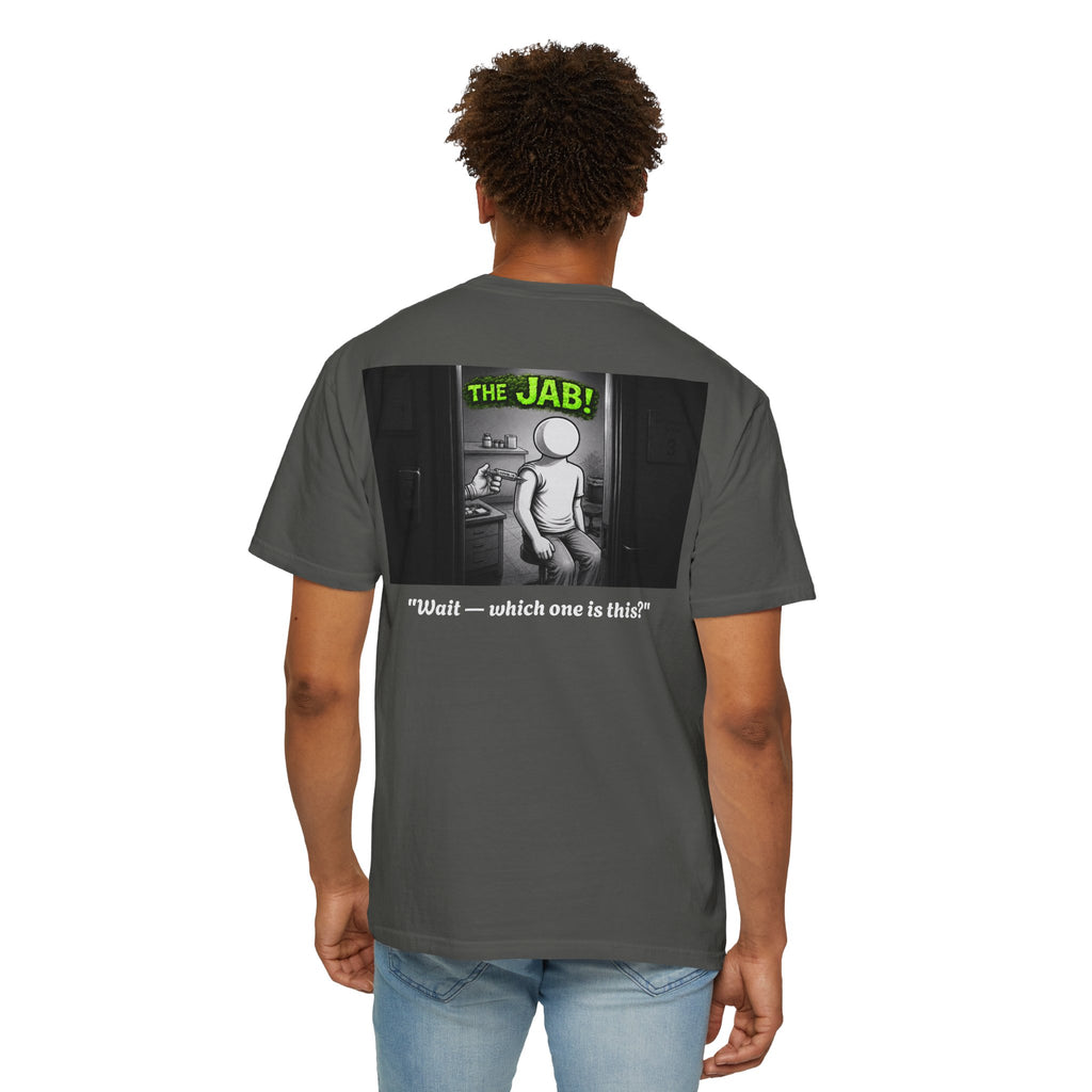I Survived 2020 — Director's Cut S1:E3 "The Jab!" | Pandemic Edition Unisex Garment-Dyed T-shirt
