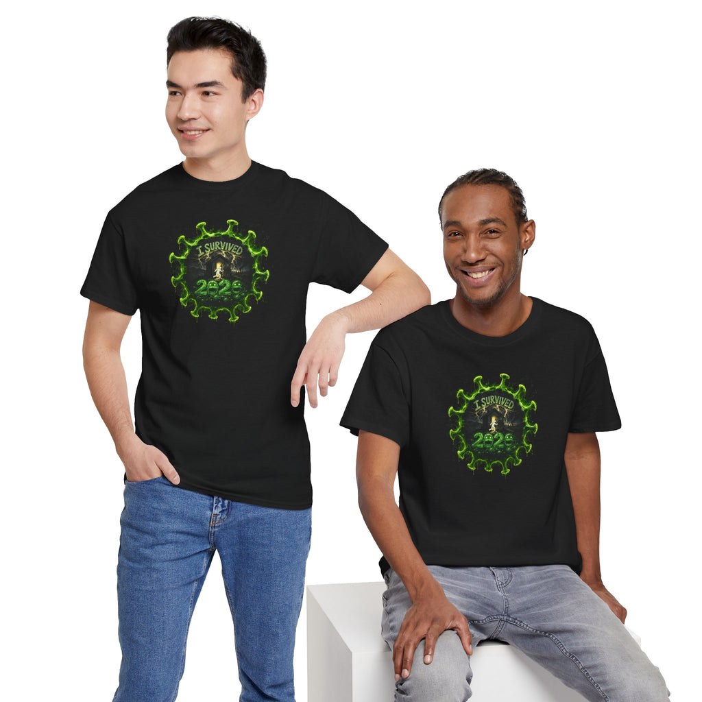 I Survived 2020 — PANDEMIC S1:E4: Director's Cut "Mask Madness" Unisex Heavy Cotton Tee