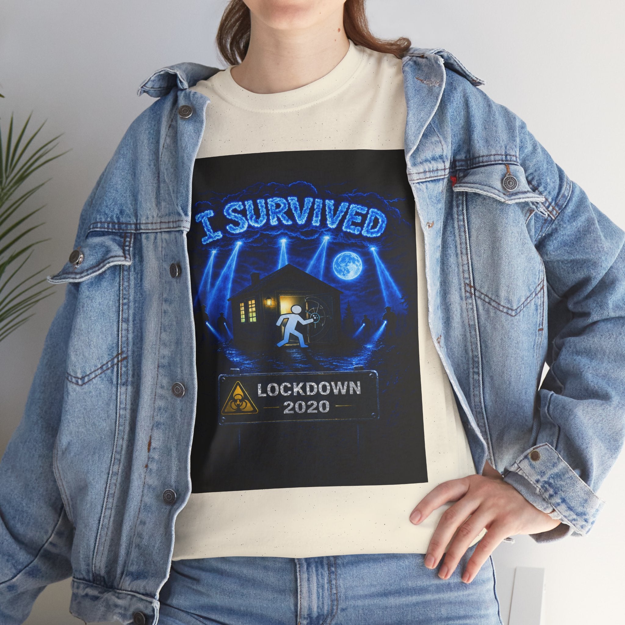 I Survived 2020 — S3:E2 "Dating Under Lockdown" | Lockdown Edition Documentary Unisex Heavy Cotton Tee (SPECIAL EDITION)