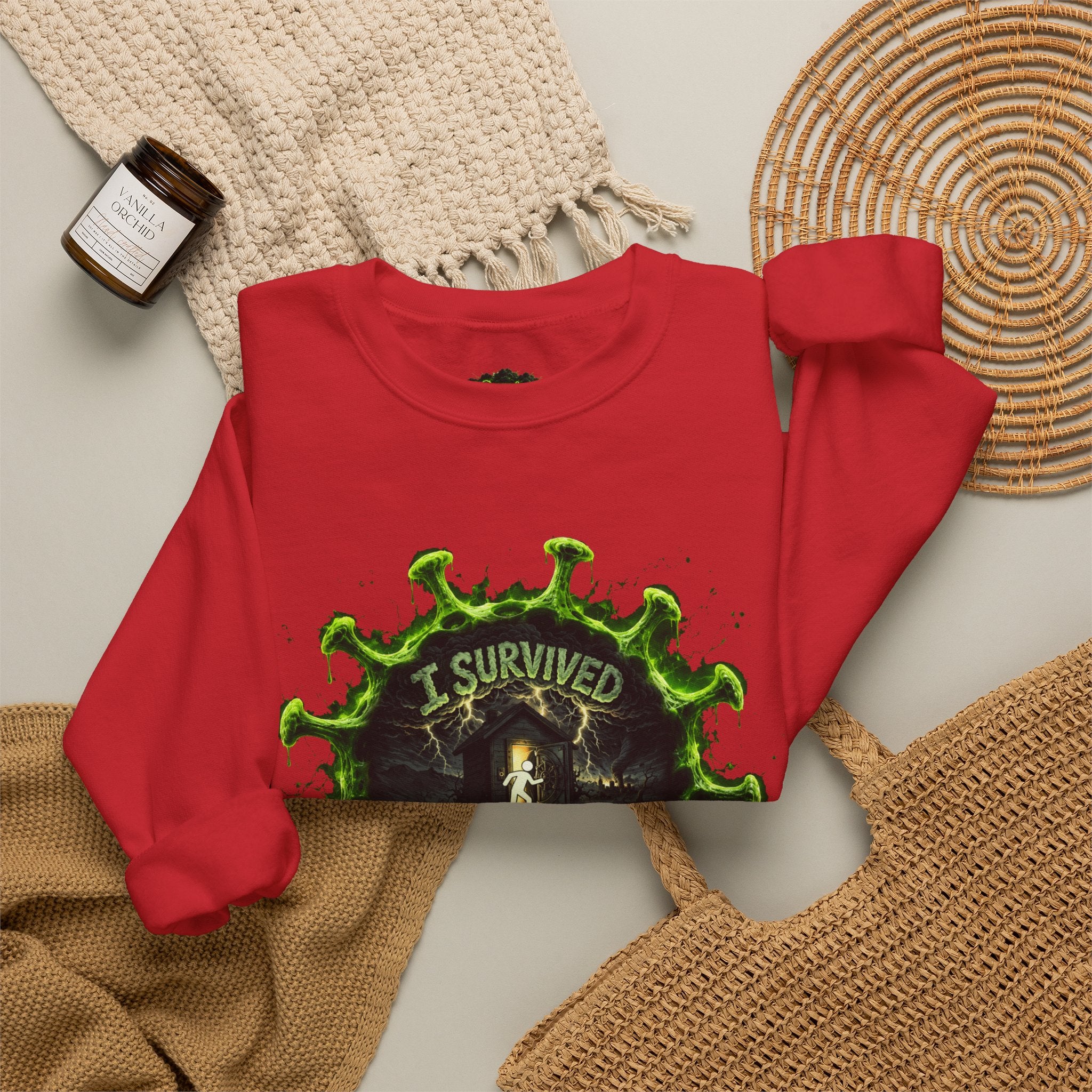 I Survived 2020 — Director's Cut S1:E5 "Delivery Doomsday" | Pandemic Edition Unisex Heavy Blend™ Crewneck Sweatshirt