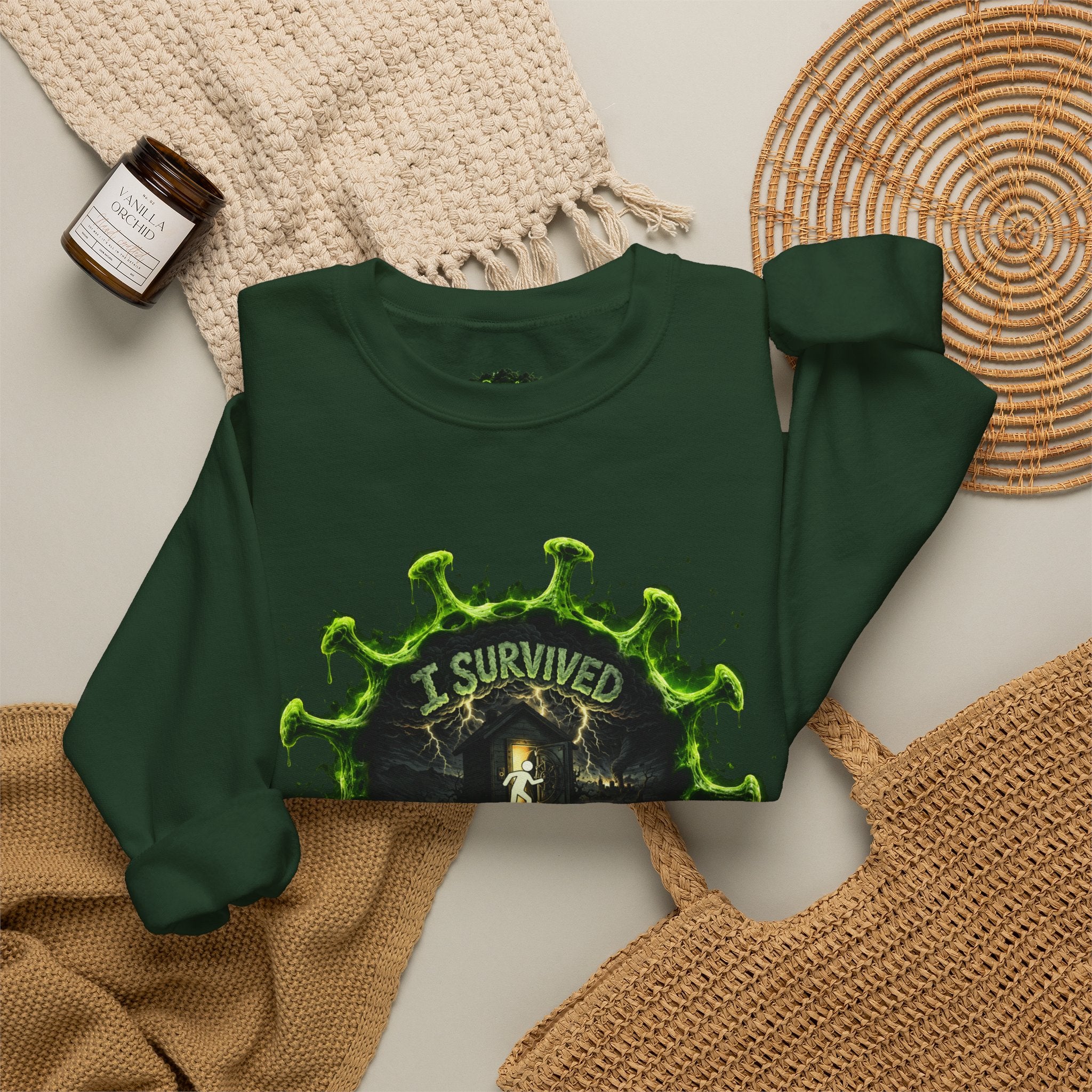 I Survived 2020 — Director's Cut S1:E5 "Delivery Doomsday" | Pandemic Edition Unisex Heavy Blend™ Crewneck Sweatshirt