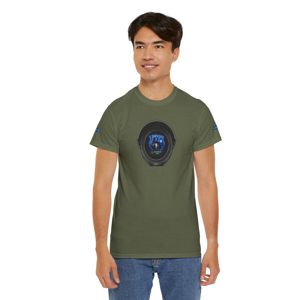 I Survived 2020 — LOCKDOWN S3:E2: Director's Cut Special Edition "Dating Under Lockdown" Unisex Heavy Cotton Tee