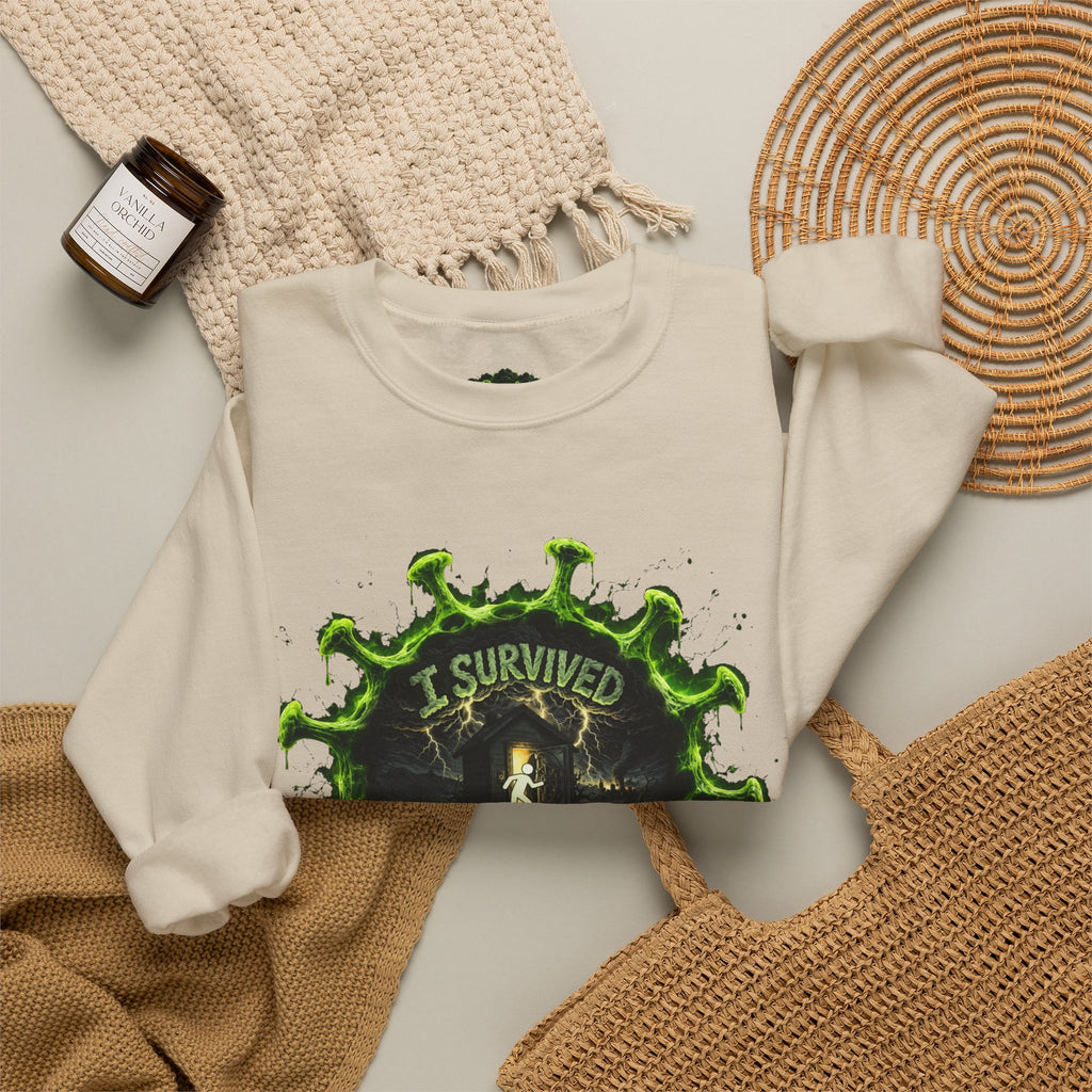 I Survived 2020 — Director's Cut S1:E2 "The Coming of COVID" | Pandemic Edition Unisex Heavy Blend™ Crewneck Sweatshirt