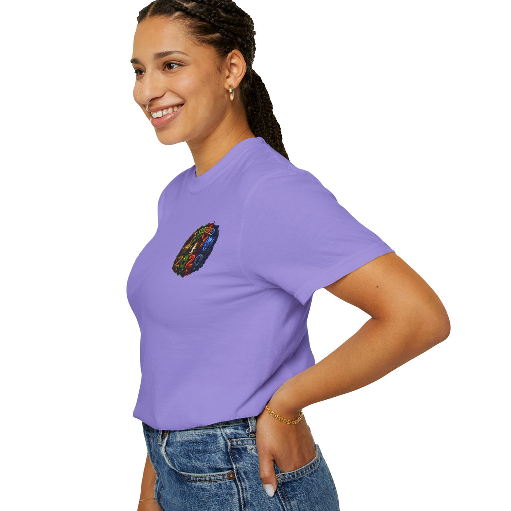 I Survived 2020 — "No Signal" Test Pattern Tee Alien Broadcast Finale Summer Premiere Unisex Garment-Dyed T-shirt