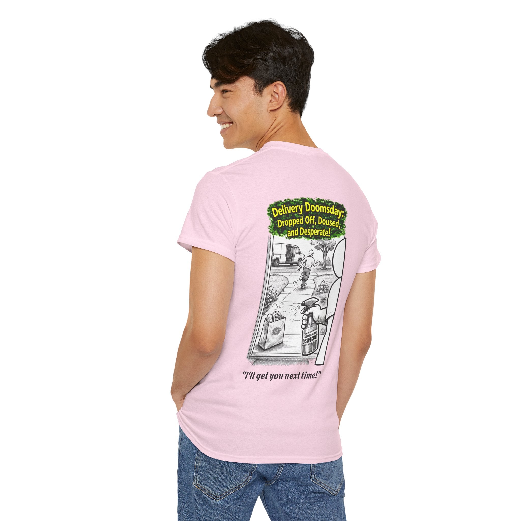 I Survived 2020 —  PANDEMIC S1:E5: Director's Cut "Delivery Doomsday" Unisex Heavy Cotton Tee