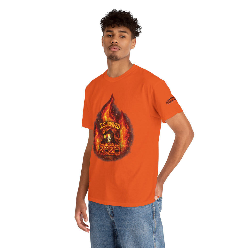 I Survived 2020 — Director's Cut S2:E3 "The California Wildfires" | Wildfire Edition Memorial Unisex Heavy Cotton Tee (SPECIAL EDITION)