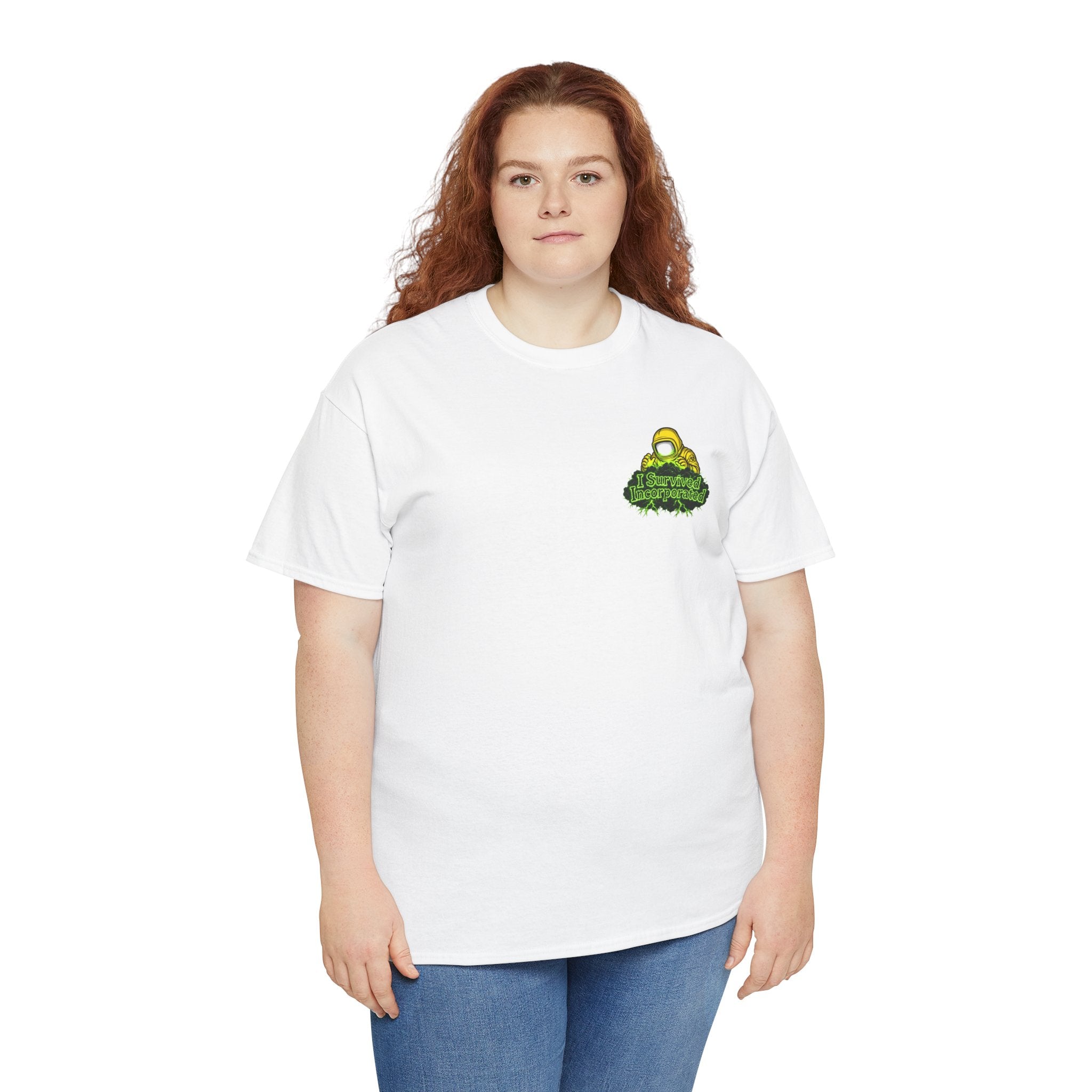 I Survived 2020 — "Please Stand By" Test Pattern Toxic Signal Tee Summer Premiere Unisex Heavy Cotton Tee