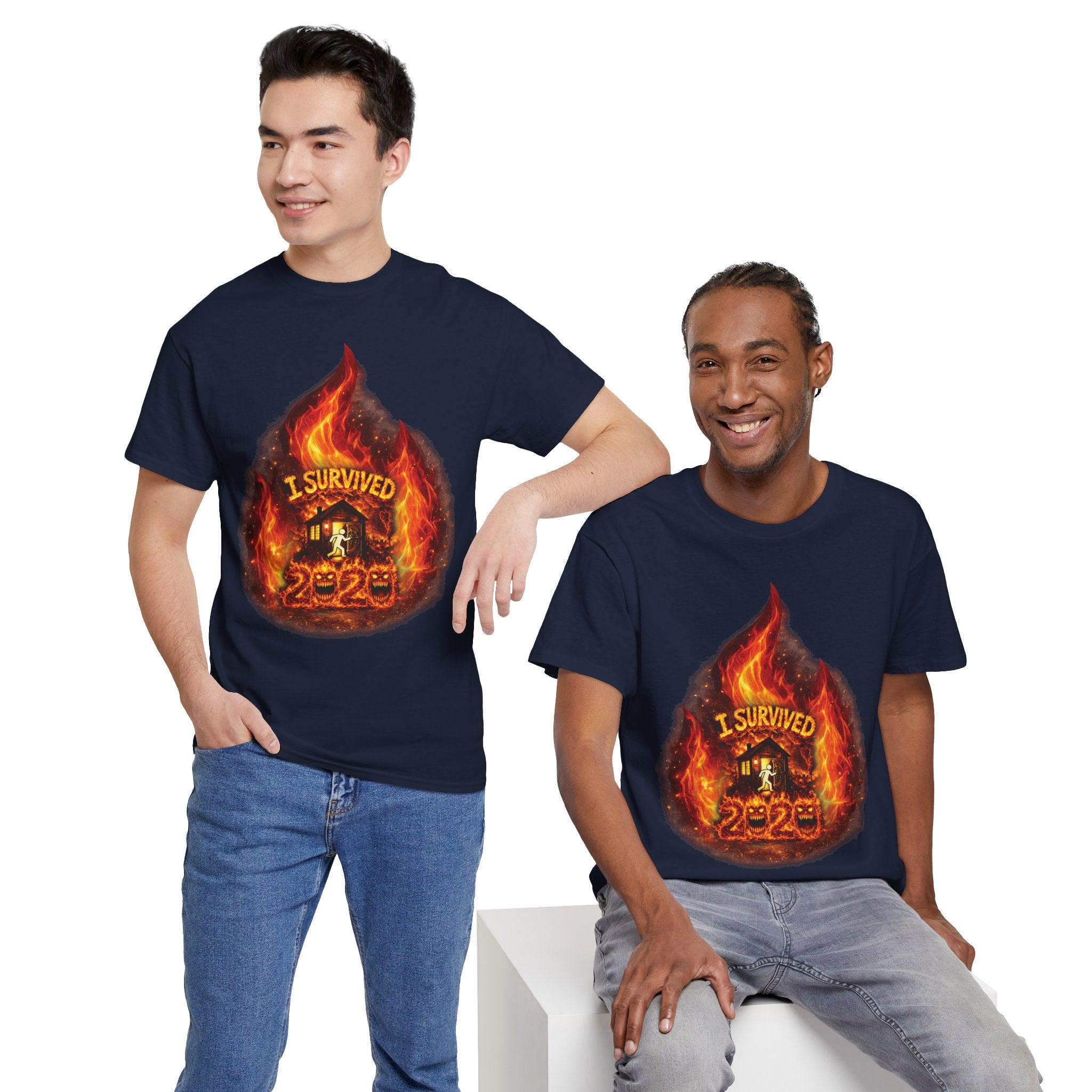 I Survived 2020 — Director's Cut S2:E1 "Berry Creek" | Wildfire Edition Memorial Unisex Heavy Cotton Tee