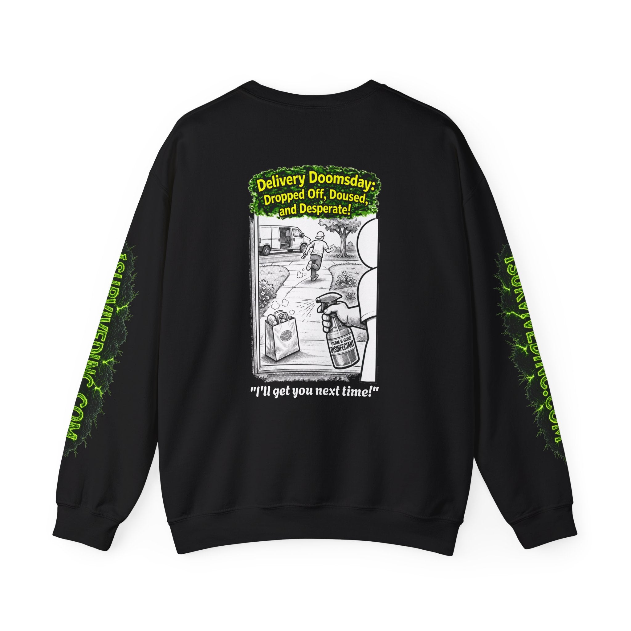 I Survived 2020 — PANDEMIC S1:E5: "Delivery Doomsday" Unisex Heavy Blend™ Crewneck Sweatshirt
