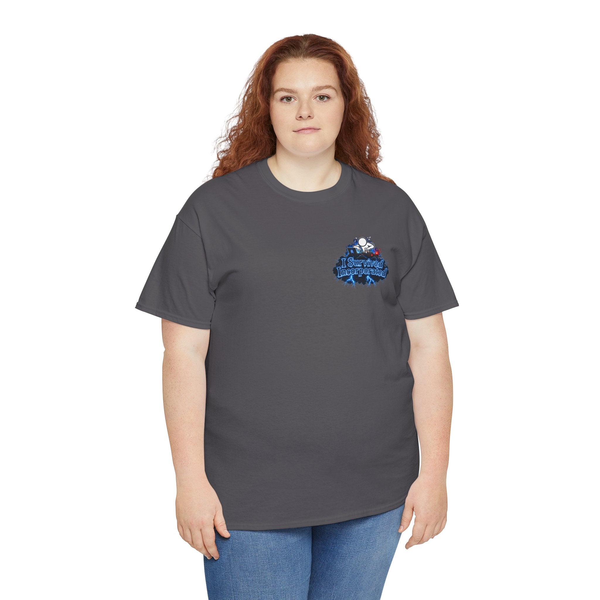 I Survived 2020 — "Please Stand By" Test Pattern Tee Lockdown Surveillance Edition Summer Exclusive Unisex Heavy Cotton Tee