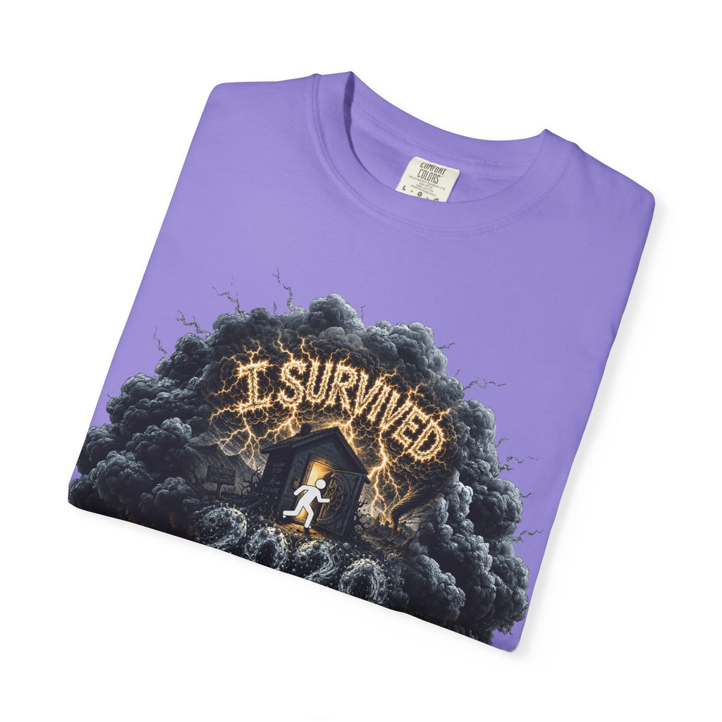 I Survived 2020 — Original Design Teaser Tee | Season 1 Premiere Drop Unisex Garment-Dyed T-shirt
