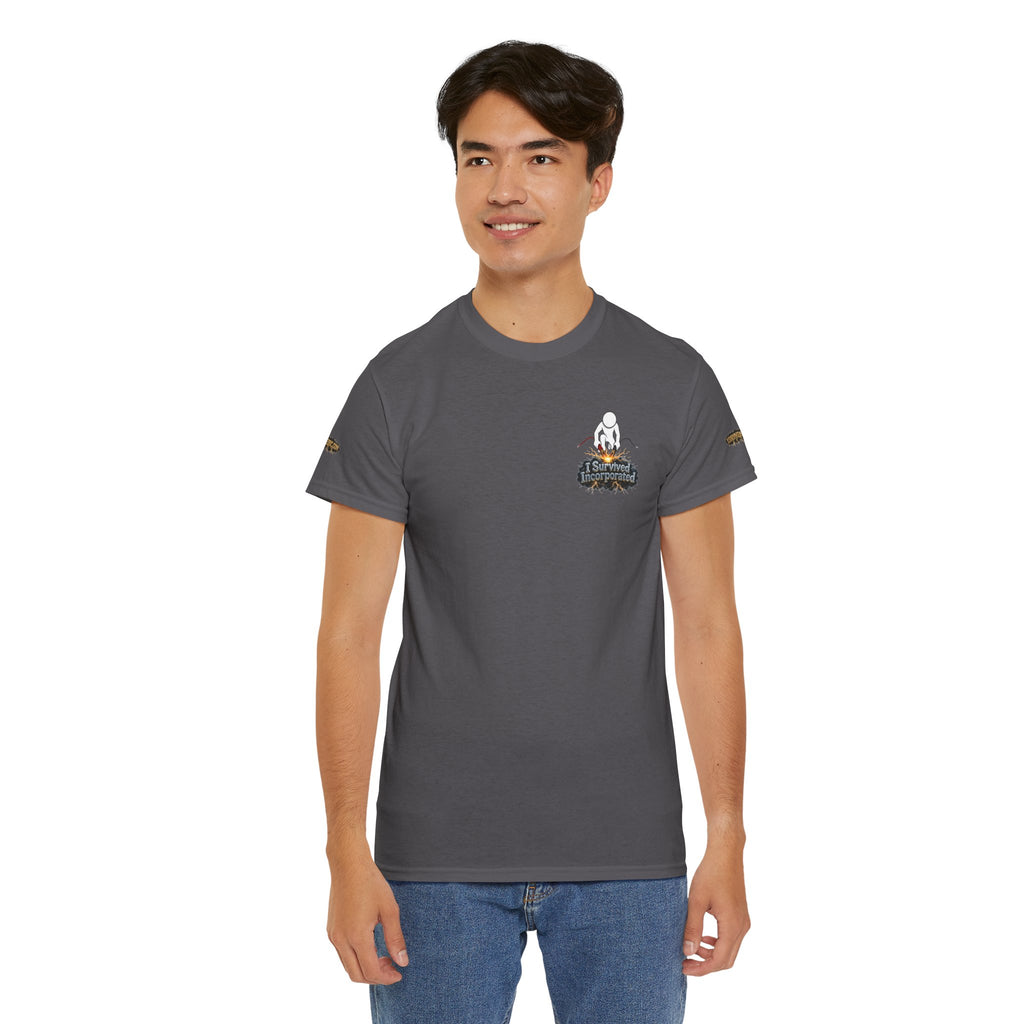 I Survived 2020 — "Please Stand By" Test Pattern Tee Special Edition Summer Premier Unisex Heavy Cotton Tee